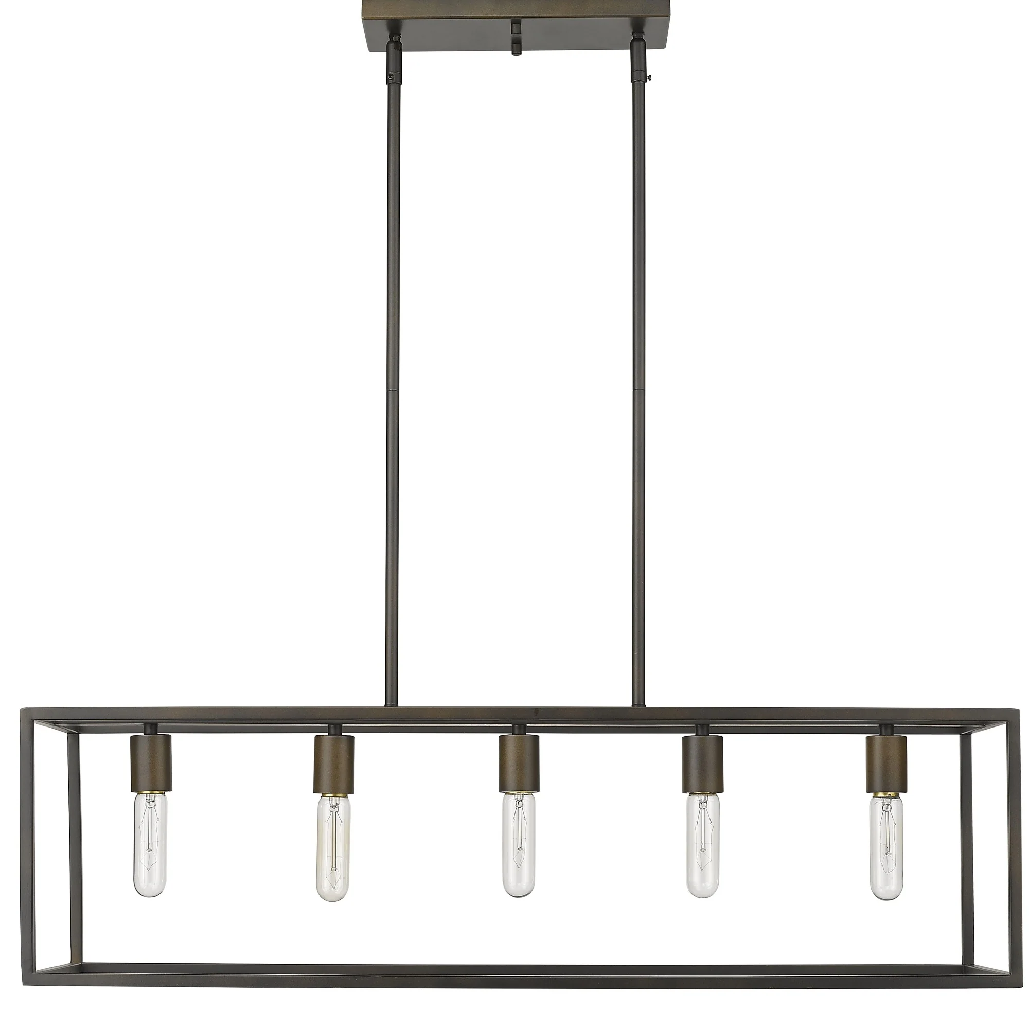 Cobar 5-Light Soil-Rubbed Bronze Island Pendant By Homeroots - Image 6