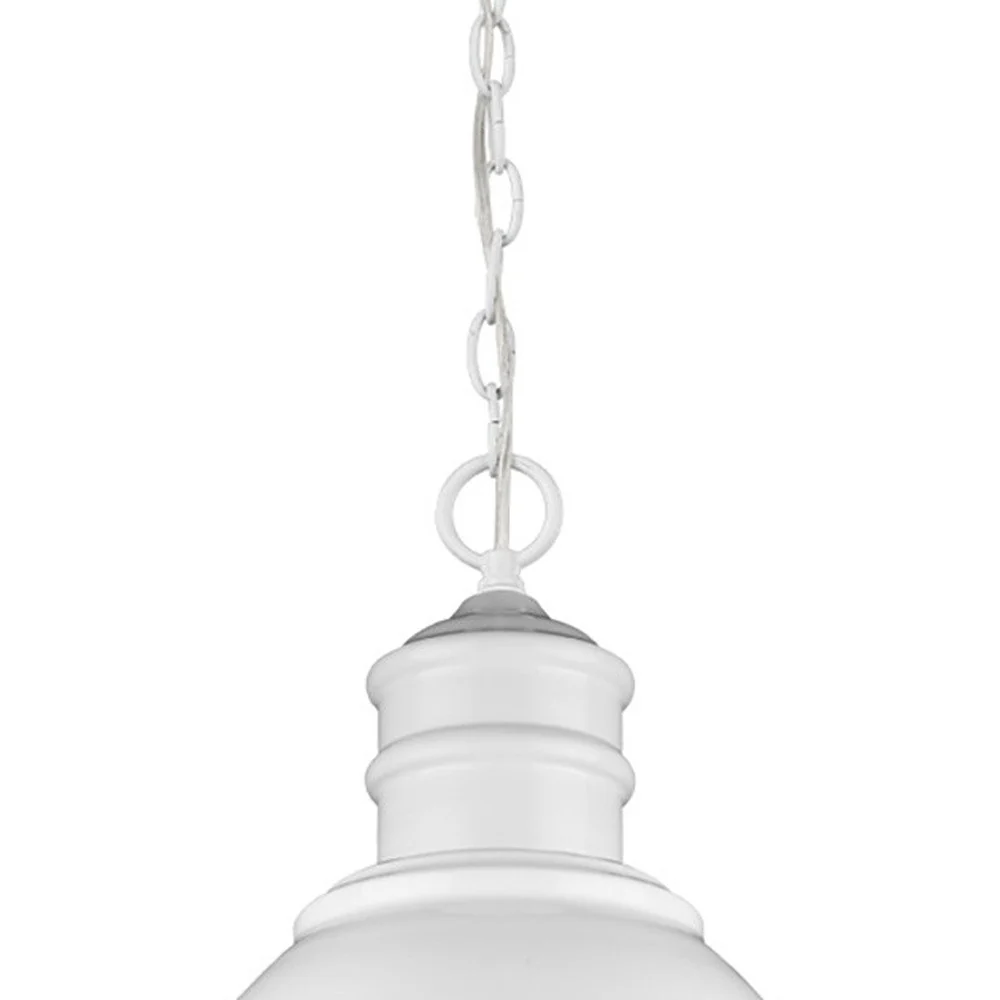 Colby 1-Light White Pendant By Homeroots - Image 3