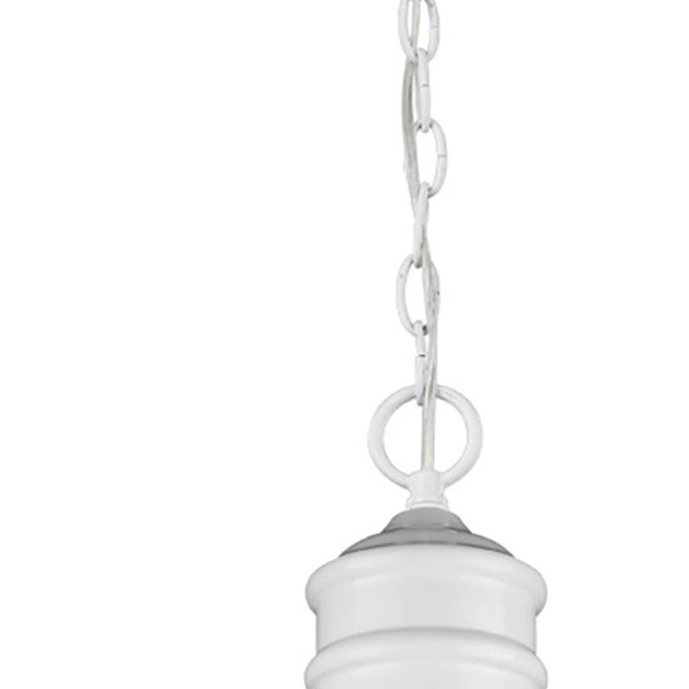 Colby 1-Light White Pendant By Homeroots - Image 4