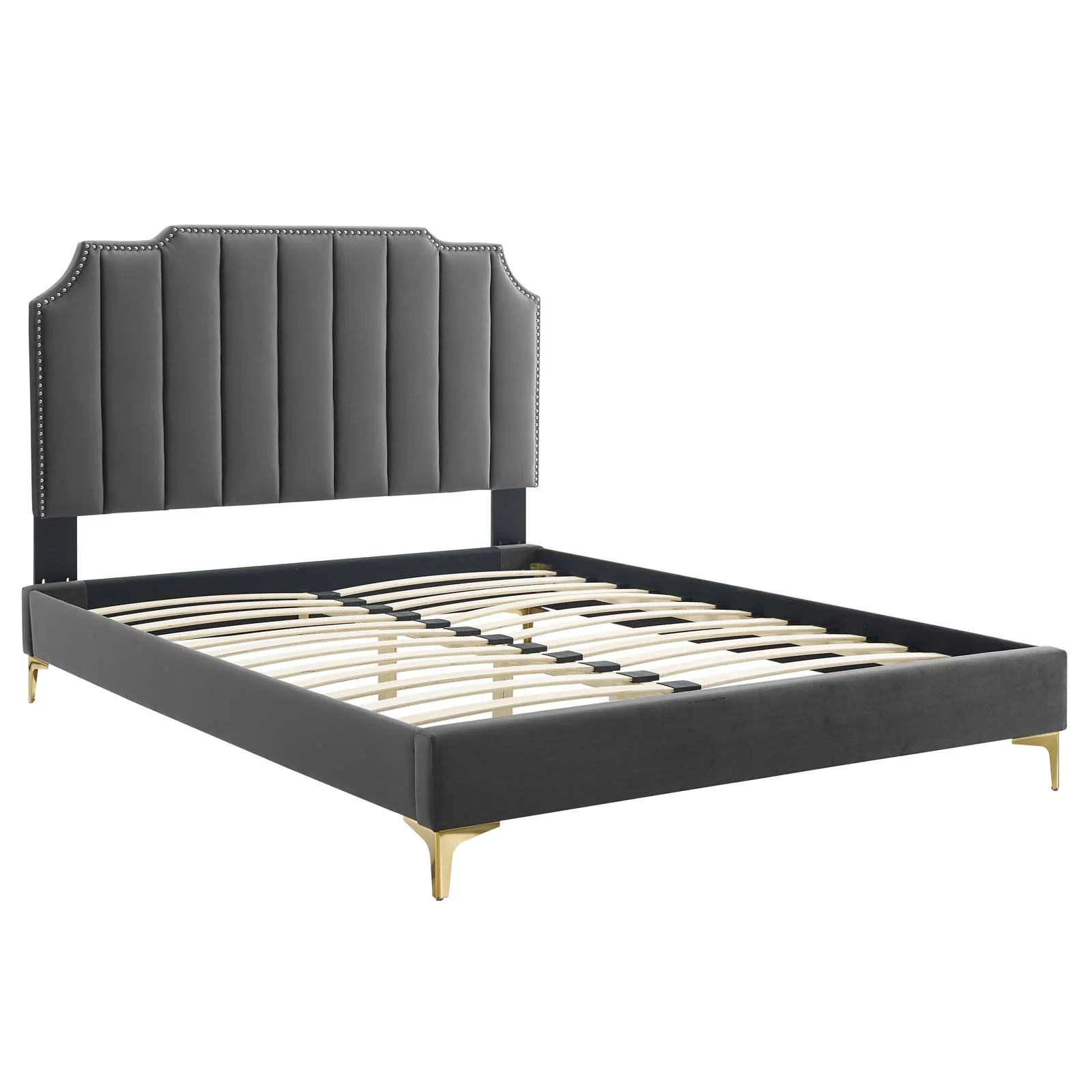 Colette Full Performance Velvet Platform Bed By Modway - MOD-6888 - Image 10