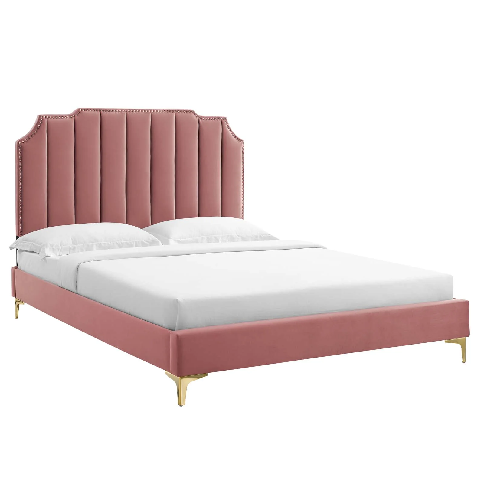 Colette Full Performance Velvet Platform Bed By Modway - MOD-6888 - Image 17