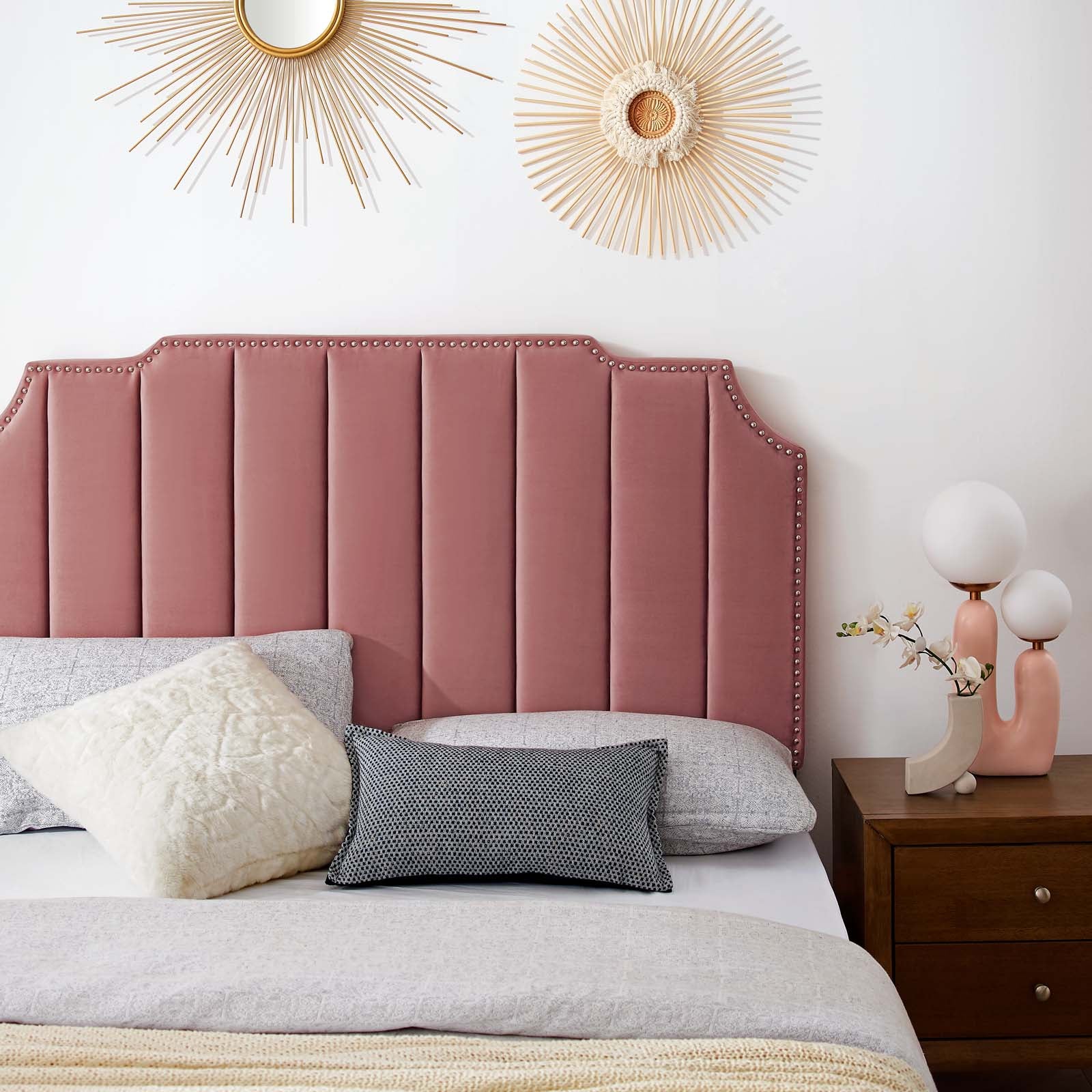 Colette Full Performance Velvet Platform Bed By Modway - MOD-6888 - Image 24