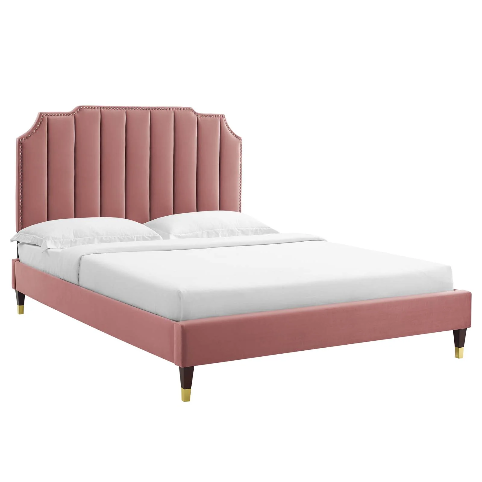 Colette Full Performance Velvet Platform Bed By Modway - MOD-6889 - Image 17