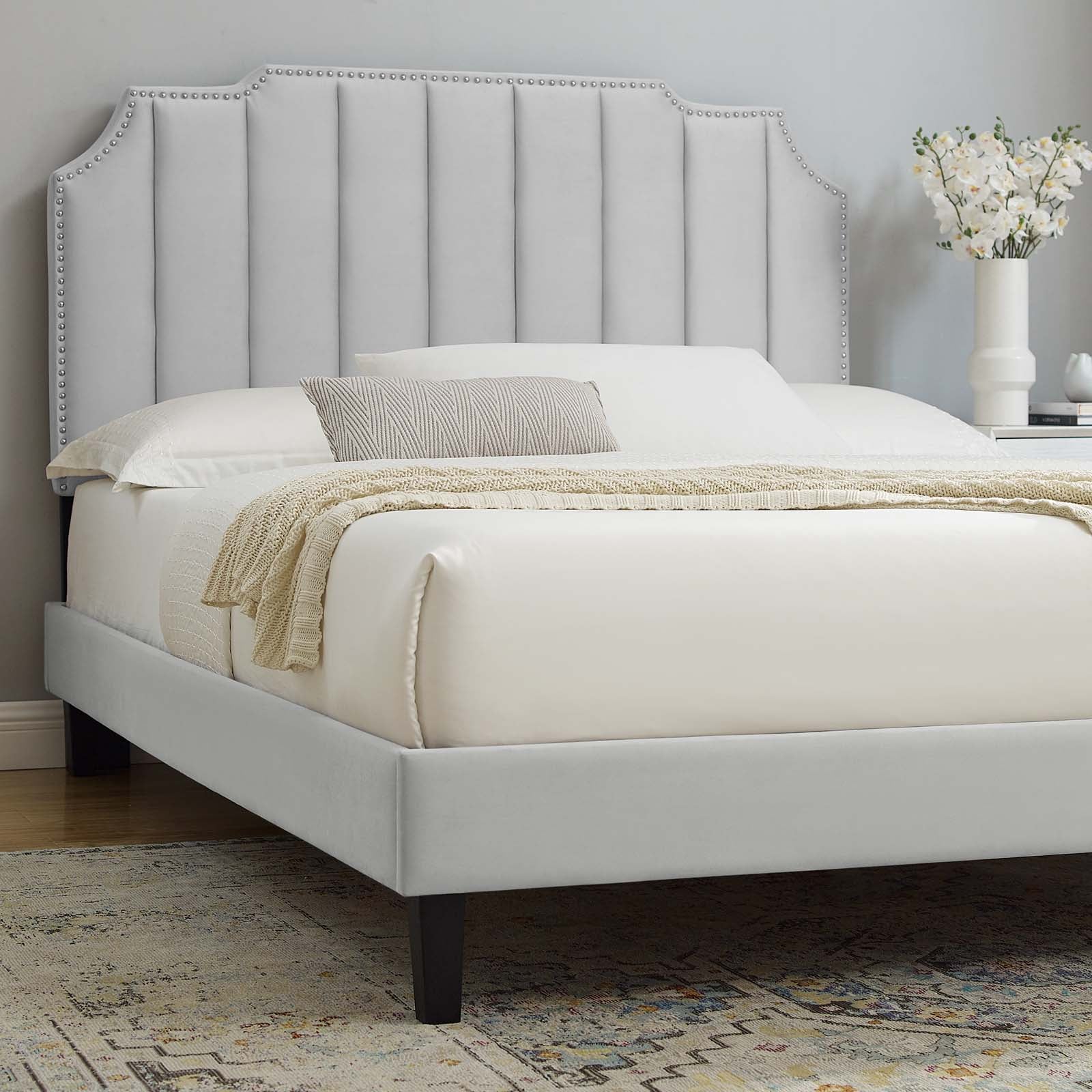 Colette Full Performance Velvet Platform Bed By Modway - MOD-6890 - Image 40