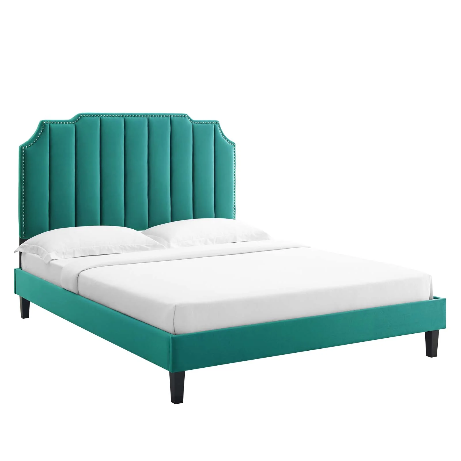 Colette Full Performance Velvet Platform Bed By Modway - MOD-6890 - Image 97