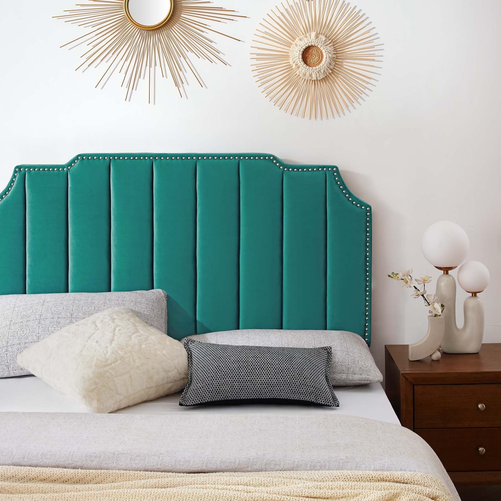 Colette King Performance Velvet Platform Bed By Modway - MOD-6894 - Image 104