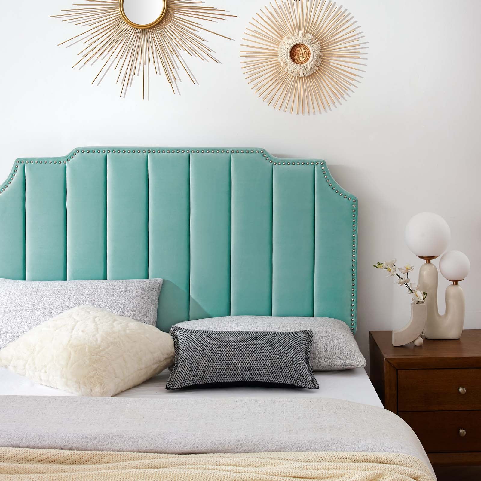 Colette King Performance Velvet Platform Bed By Modway - MOD-6894 - Image 56