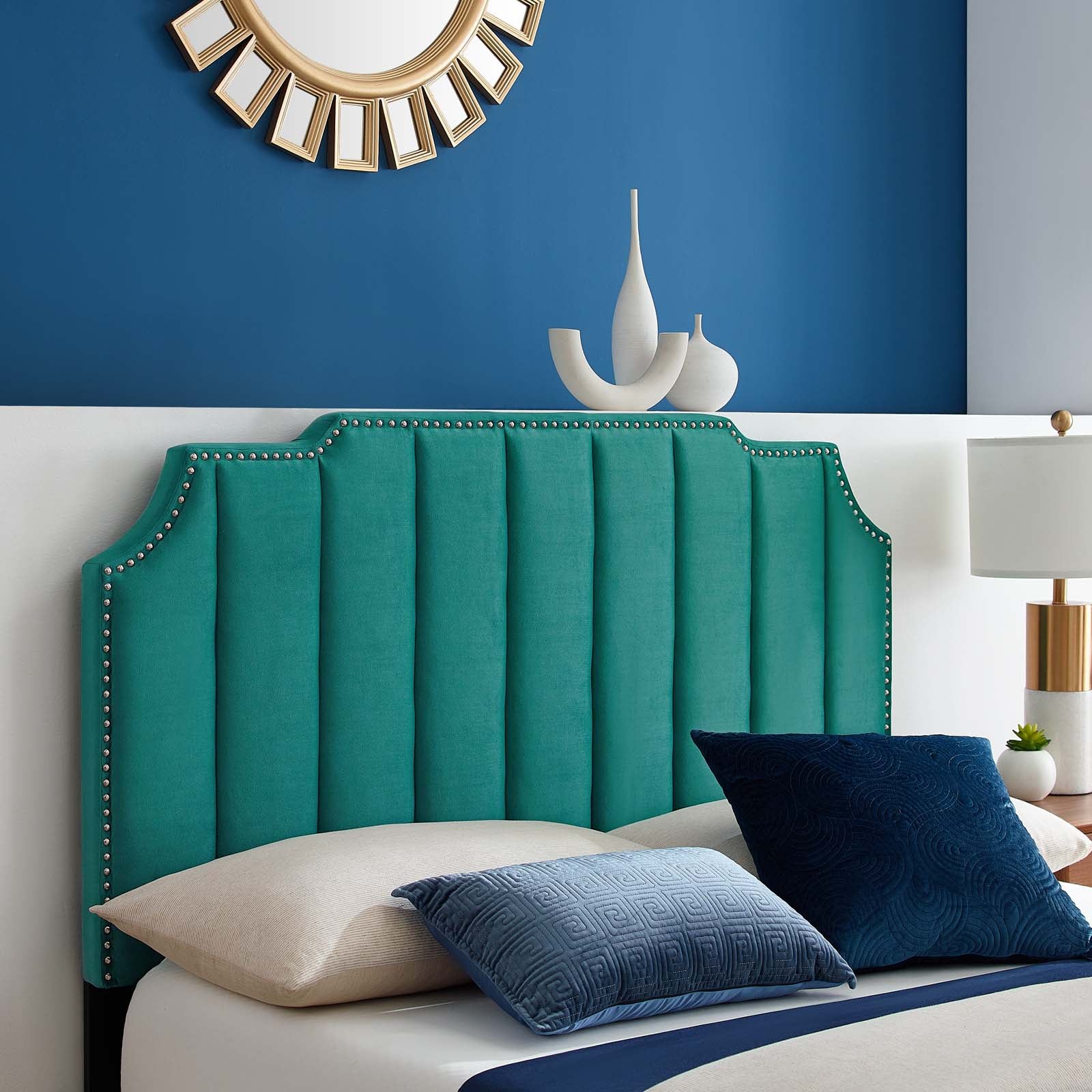 Colette King Performance Velvet Platform Bed By Modway - MOD-7074 - Image 104