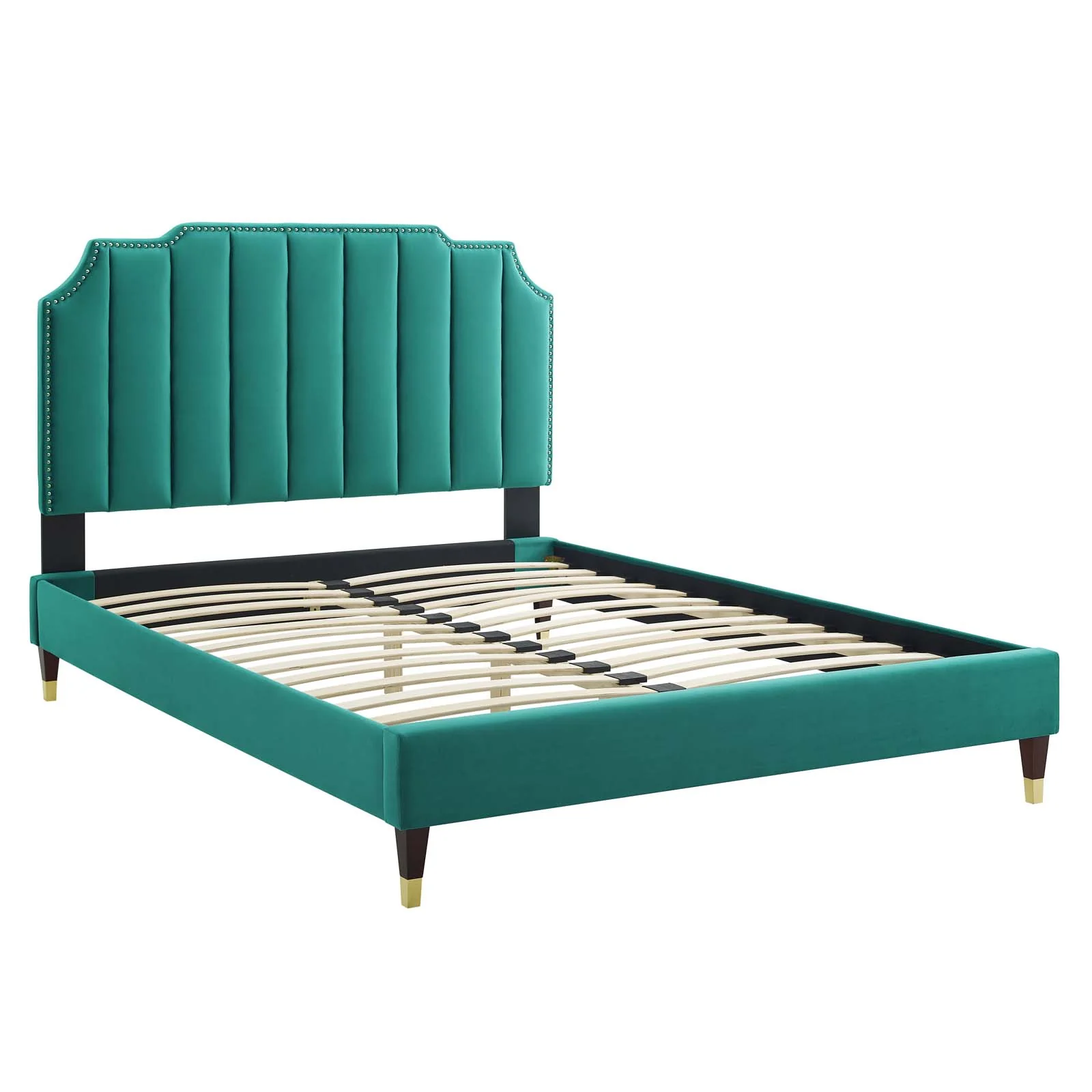 Colette King Performance Velvet Platform Bed By Modway - MOD-7074 - Image 106