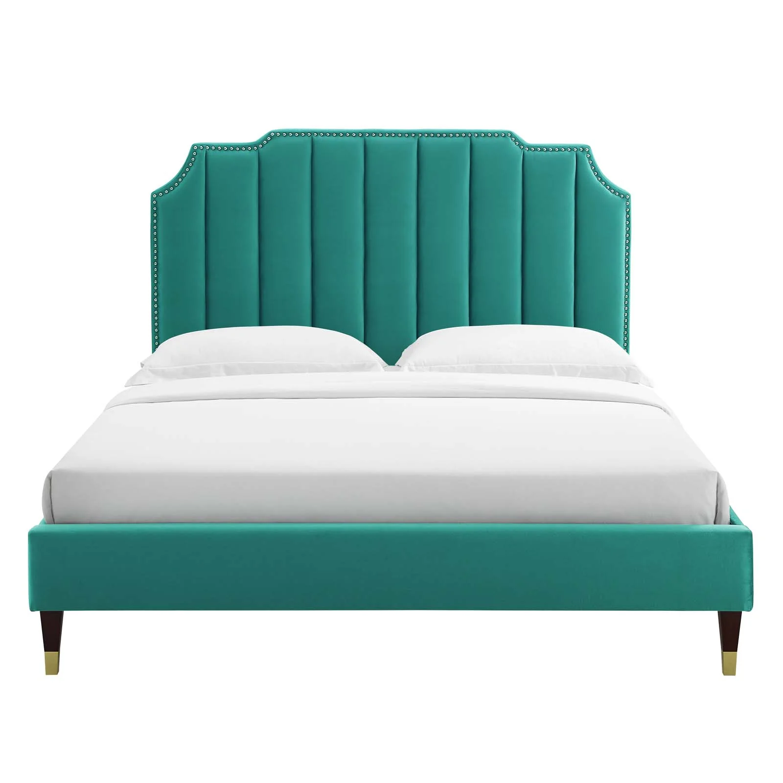 Colette King Performance Velvet Platform Bed By Modway - MOD-7074 - Image 108