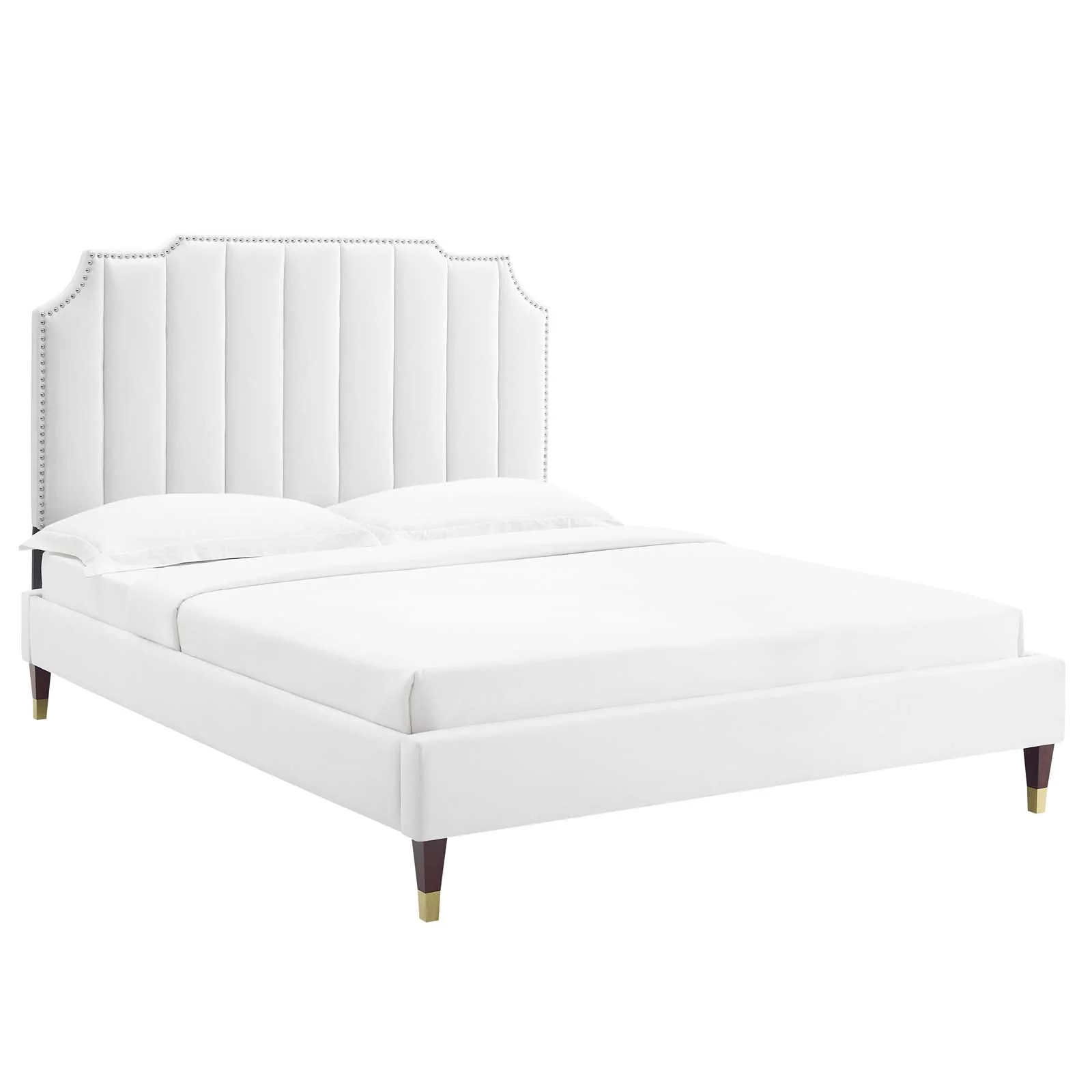 Colette King Performance Velvet Platform Bed By Modway - MOD-7074 - Image 113