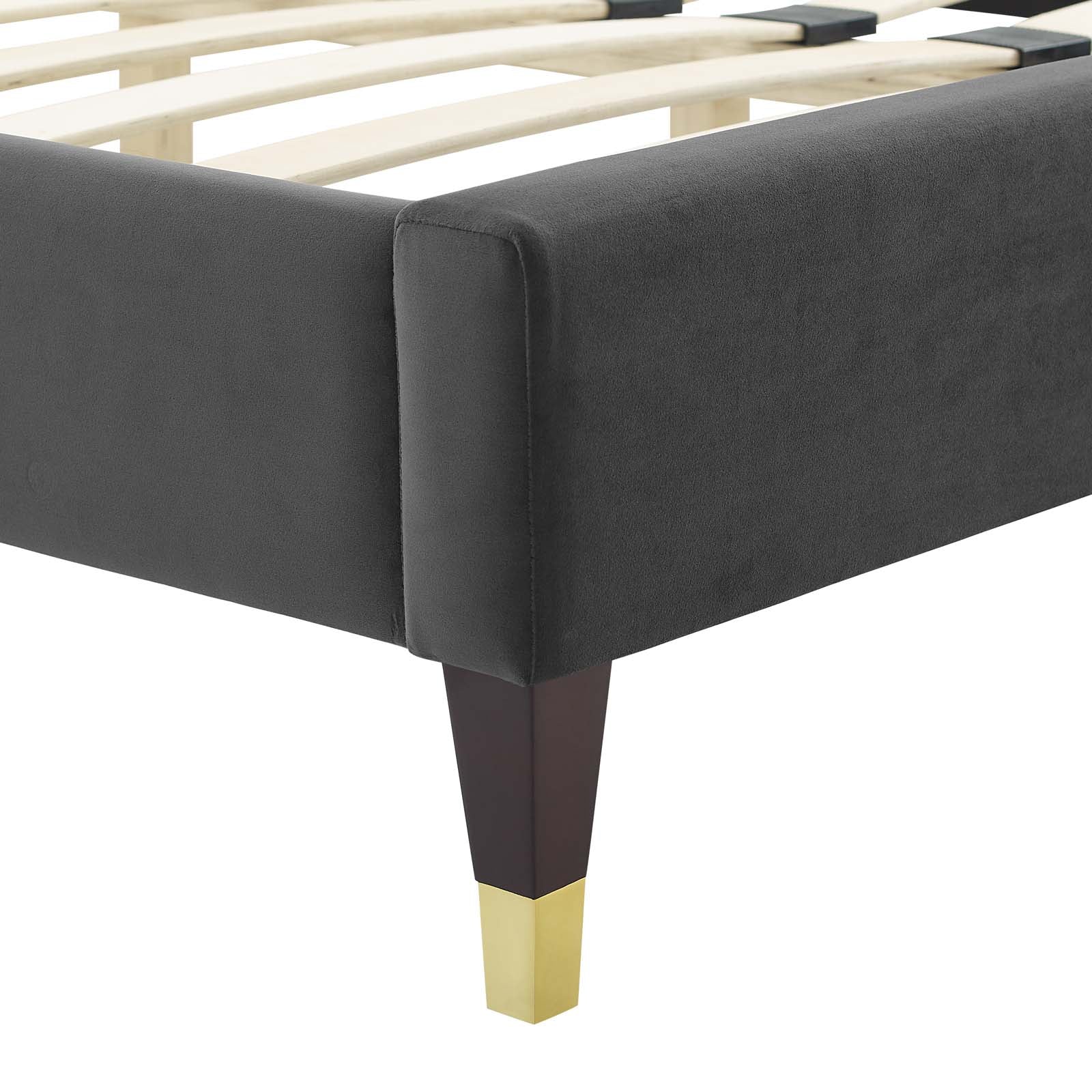 Colette King Performance Velvet Platform Bed By Modway - MOD-7074 - Image 13