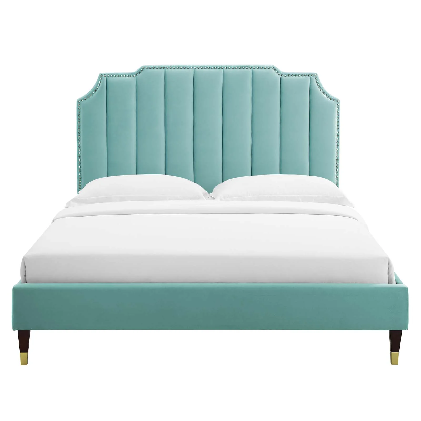 Colette King Performance Velvet Platform Bed By Modway - MOD-7074 - Image 60