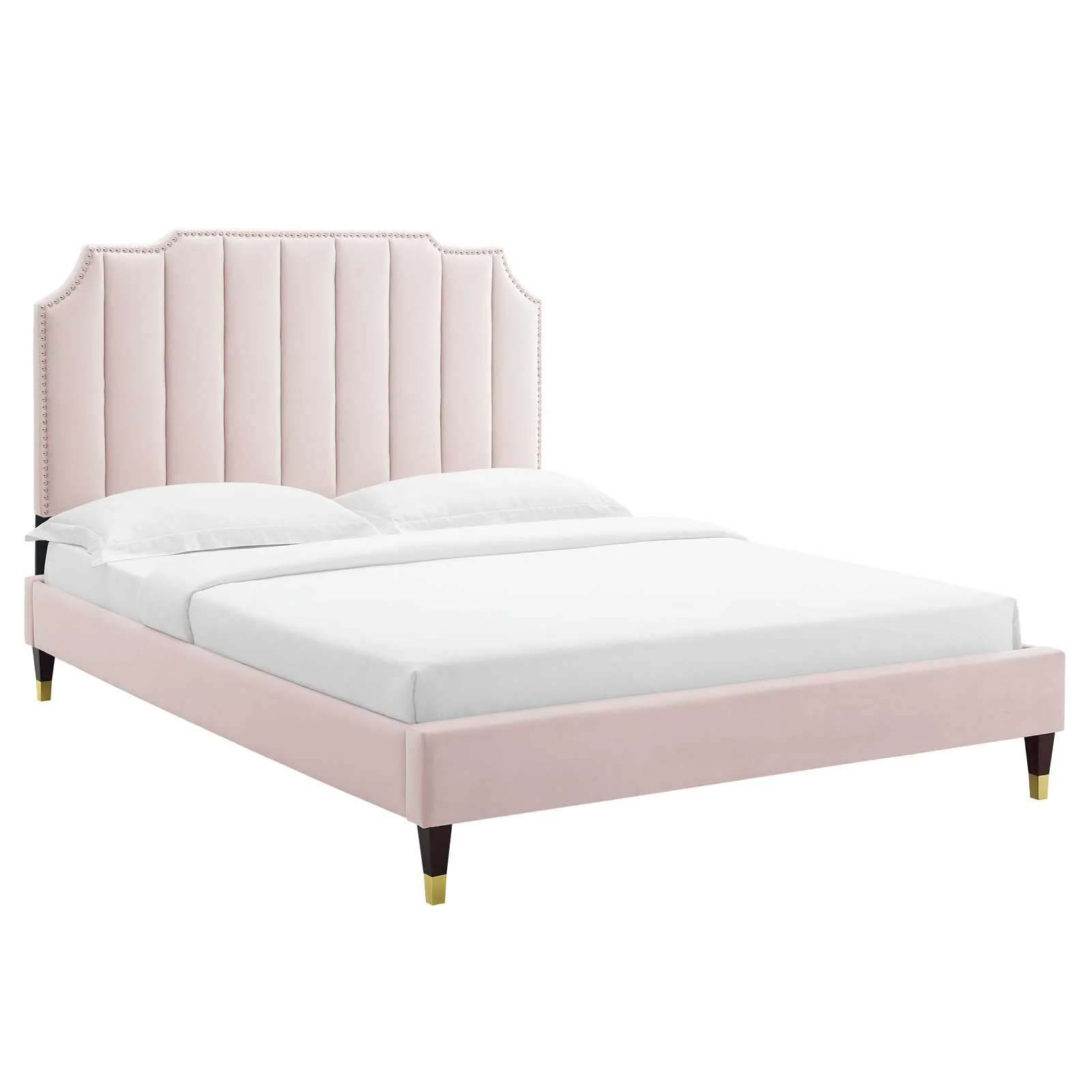 Colette King Performance Velvet Platform Bed By Modway - MOD-7074 - Image 81