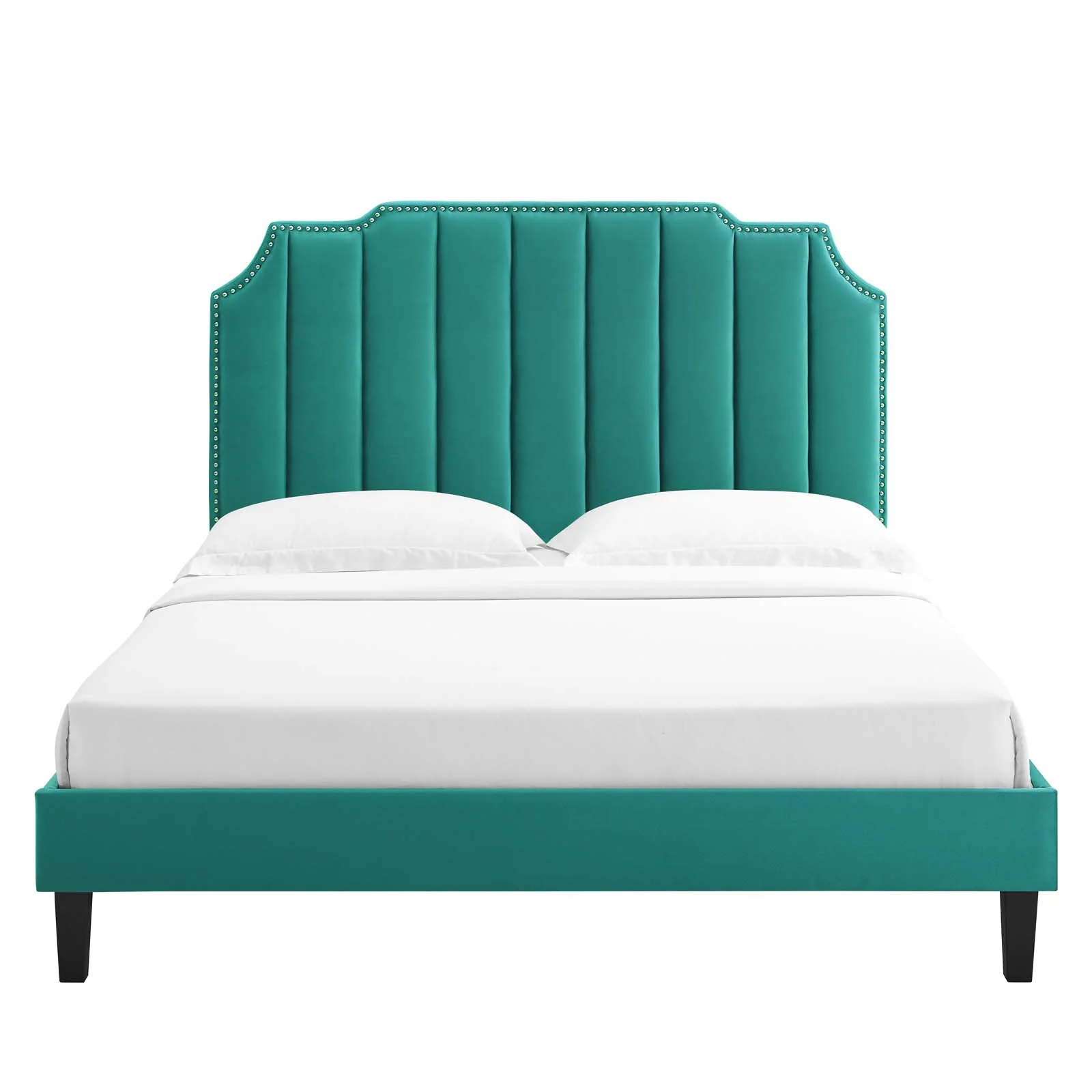 Colette King Performance Velvet Platform Bed By Modway - MOD-7075 - Image 108