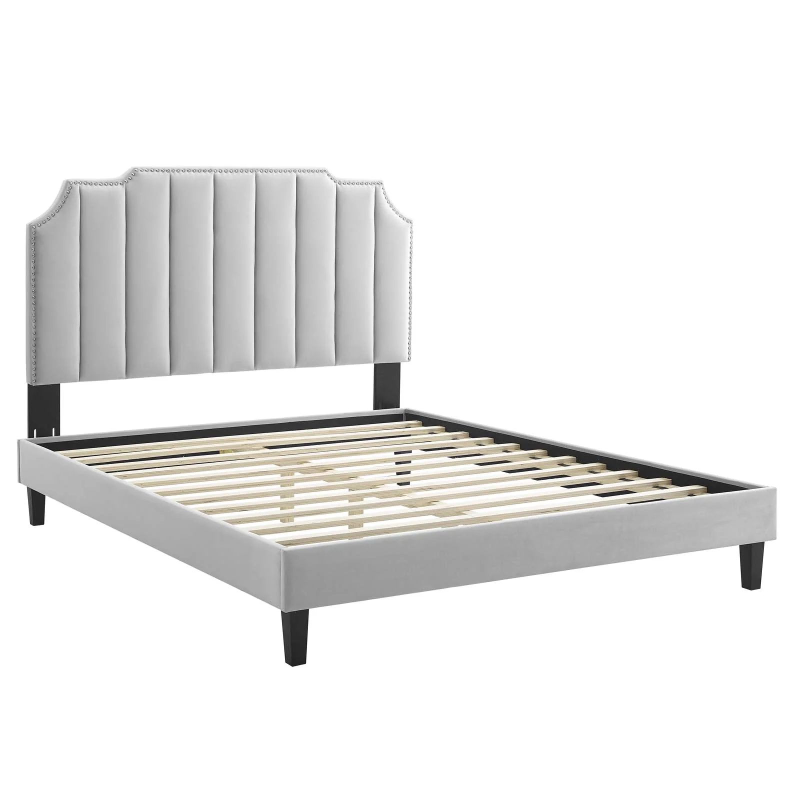 Colette King Performance Velvet Platform Bed By Modway - MOD-7075 - Image 42
