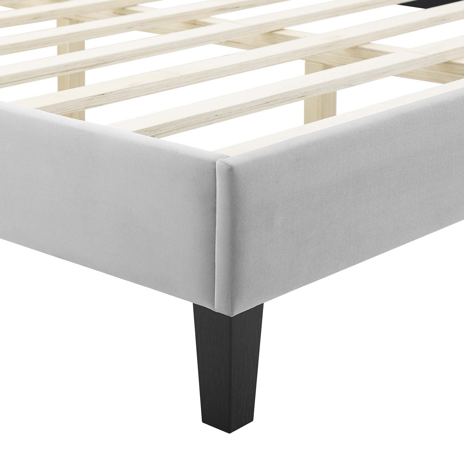 Colette King Performance Velvet Platform Bed By Modway - MOD-7075 - Image 45