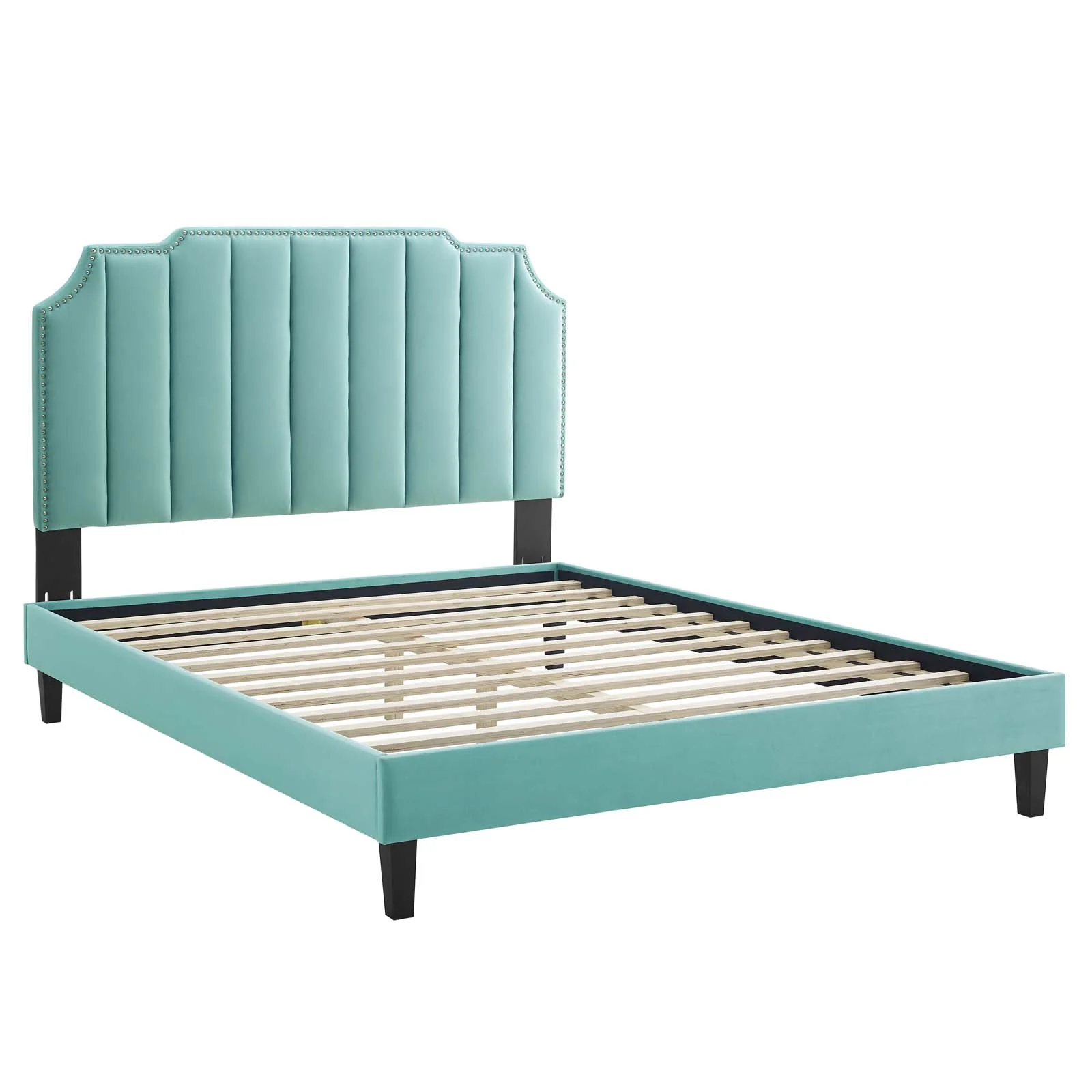 Colette King Performance Velvet Platform Bed By Modway - MOD-7075 - Image 58