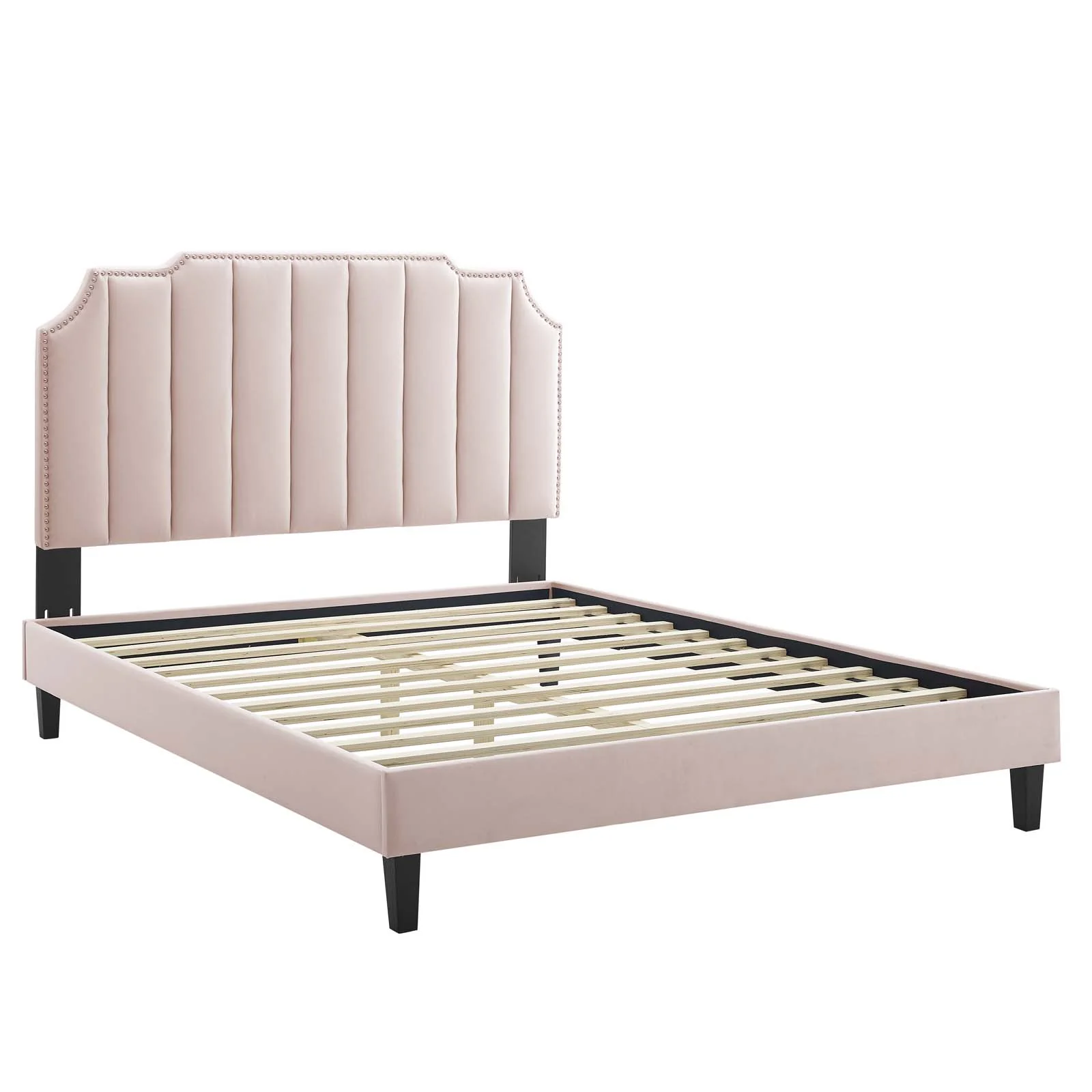 Colette King Performance Velvet Platform Bed By Modway - MOD-7075 - Image 90