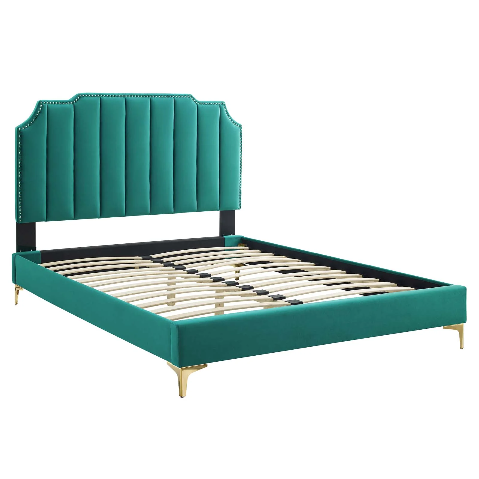 Colette Queen Performance Velvet Platform Bed By Modway - MOD-6583 - Image 106