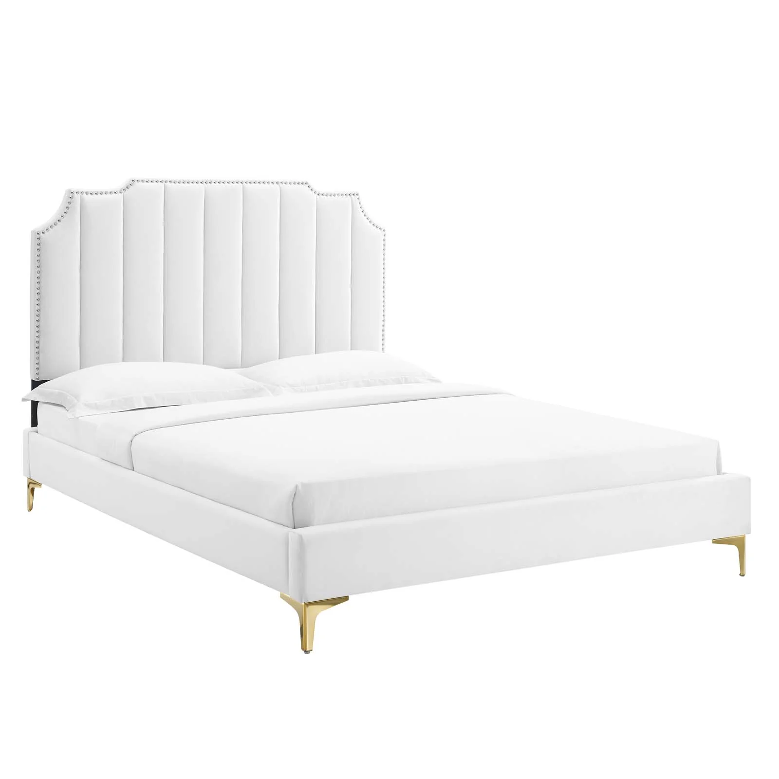 Colette Queen Performance Velvet Platform Bed By Modway - MOD-6583 - Image 113