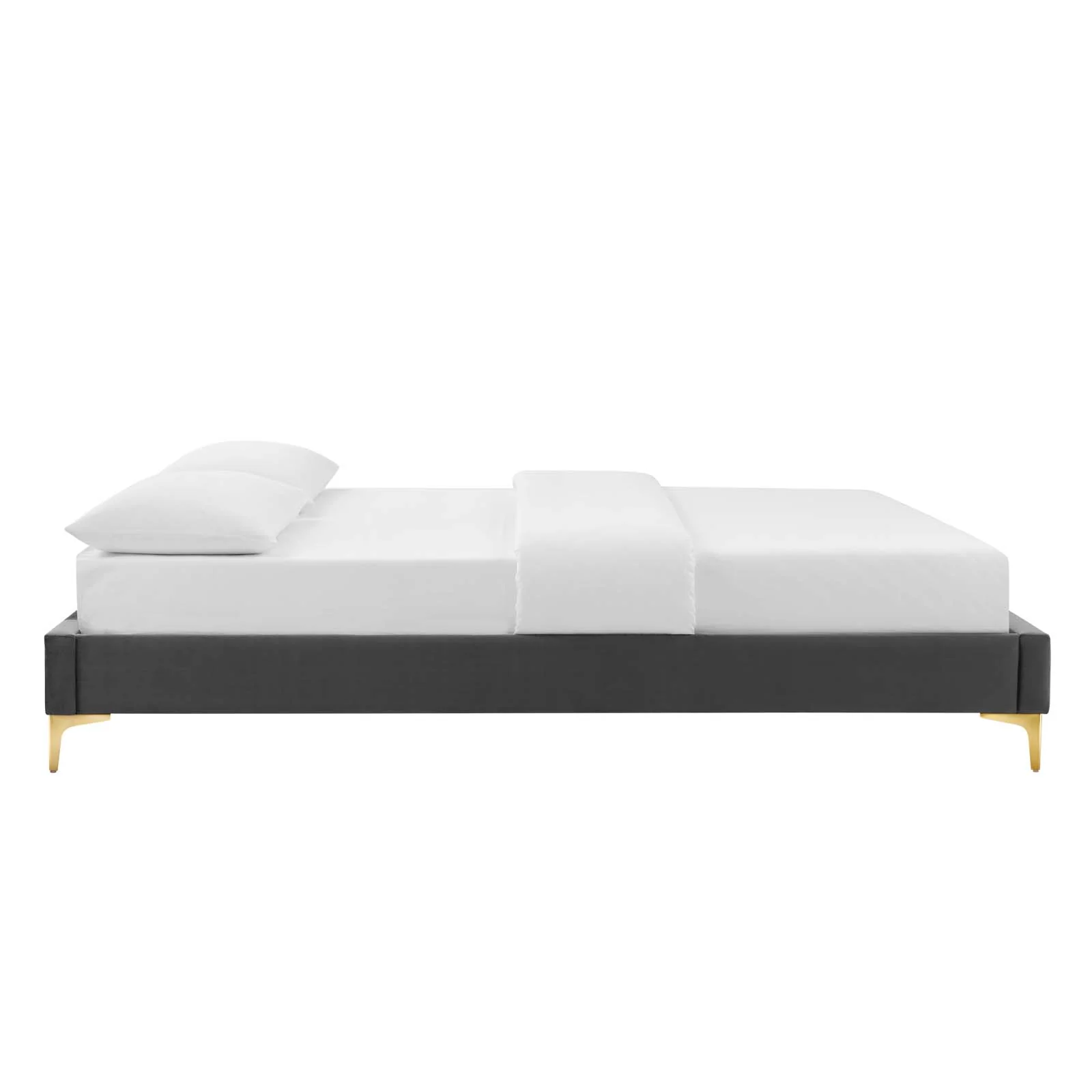 Colette Queen Performance Velvet Platform Bed By Modway - MOD-6583 - Image 16