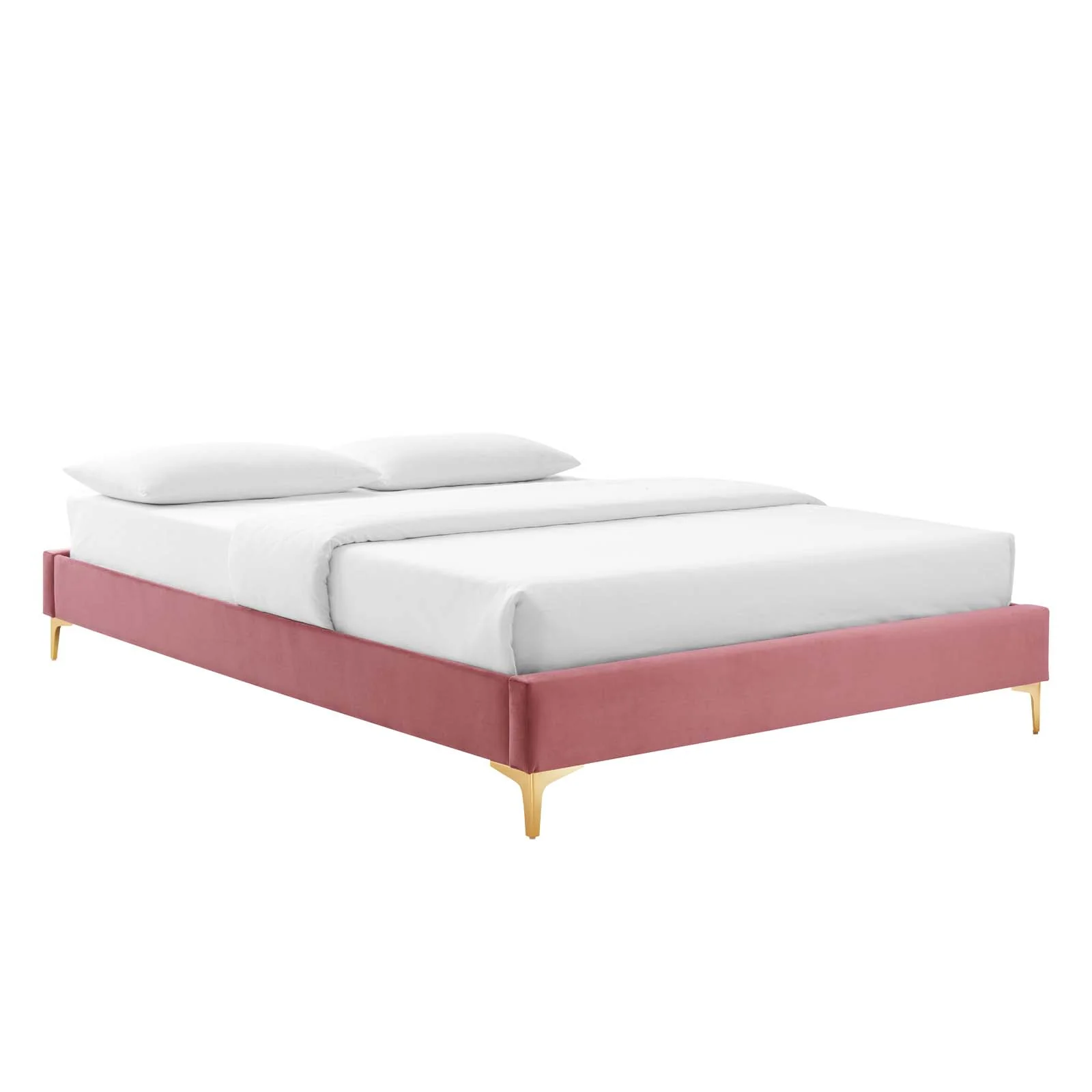 Colette Queen Performance Velvet Platform Bed By Modway - MOD-6583 - Image 30