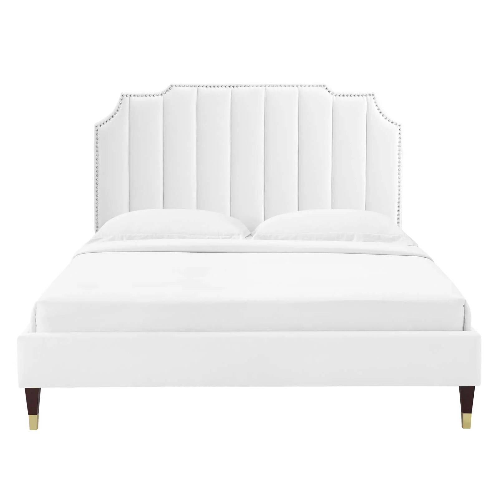 Colette Queen Performance Velvet Platform Bed By Modway - MOD-6584 - Image 124