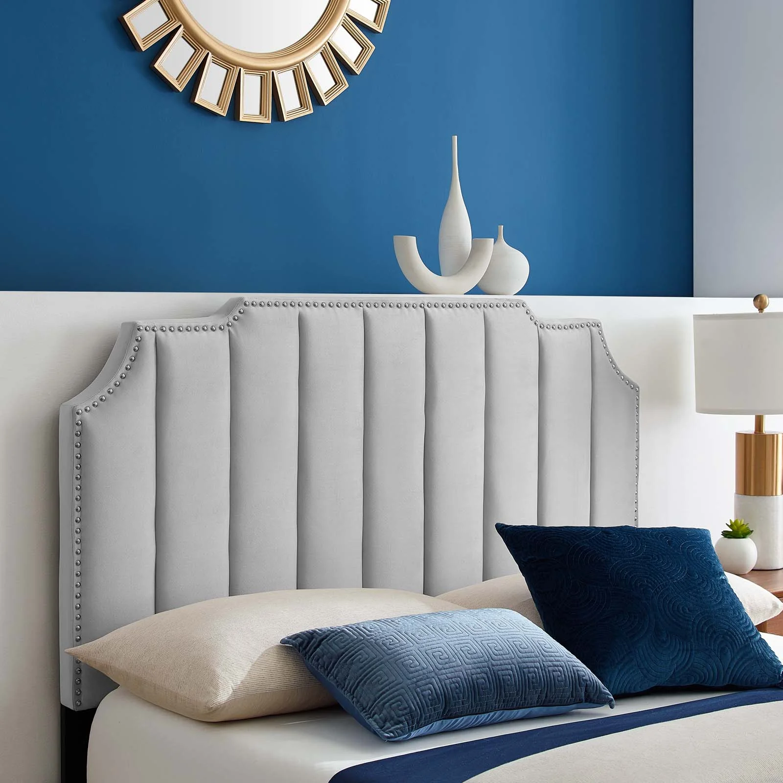 Colette Queen Performance Velvet Platform Bed By Modway - MOD-6584 - Image 40
