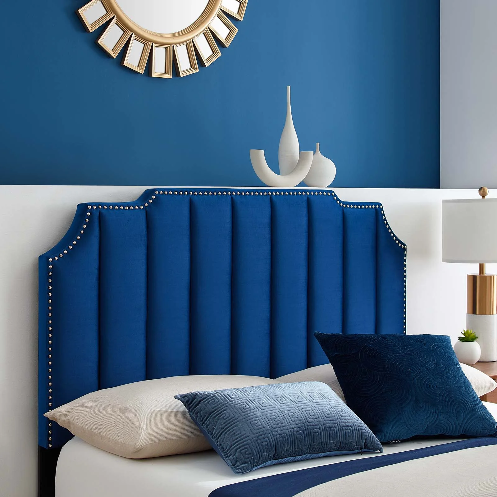 Colette Queen Performance Velvet Platform Bed By Modway - MOD-6584 - Image 72