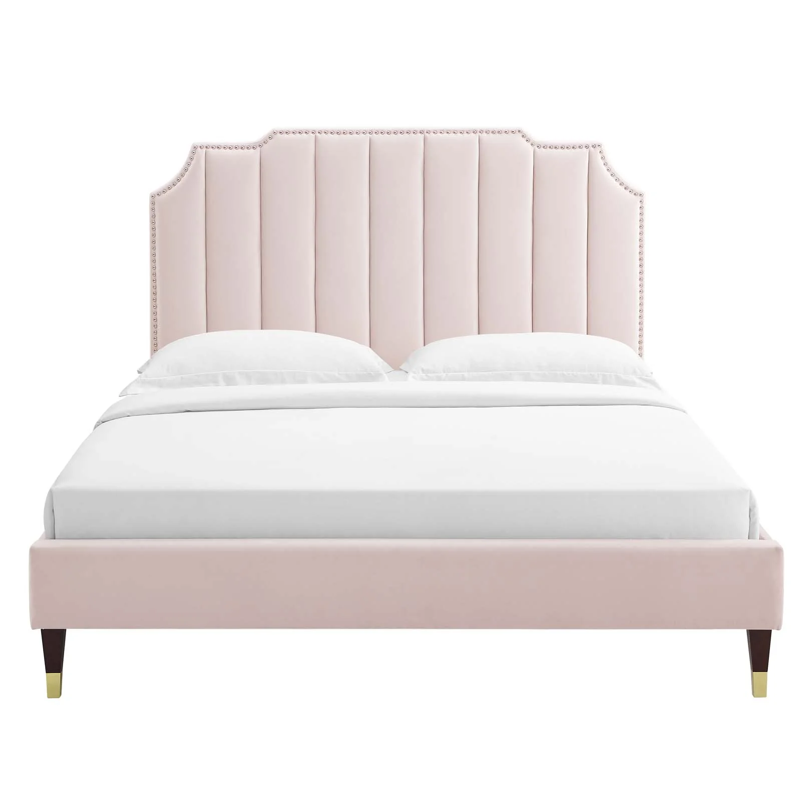 Colette Queen Performance Velvet Platform Bed By Modway - MOD-6584 - Image 92