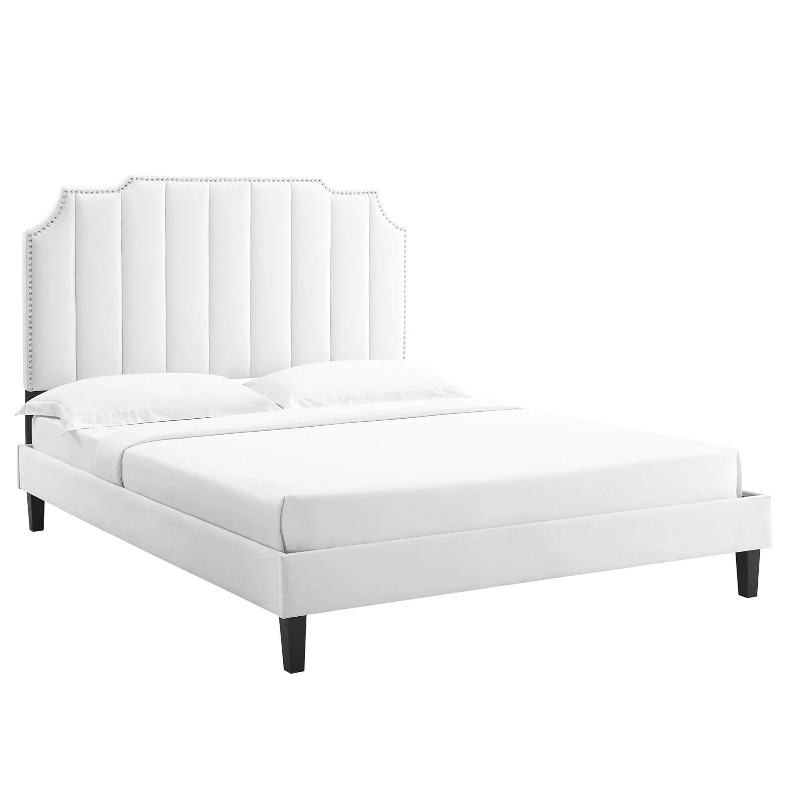 Colette Queen Performance Velvet Platform Bed By Modway - MOD-6585 - Image 113