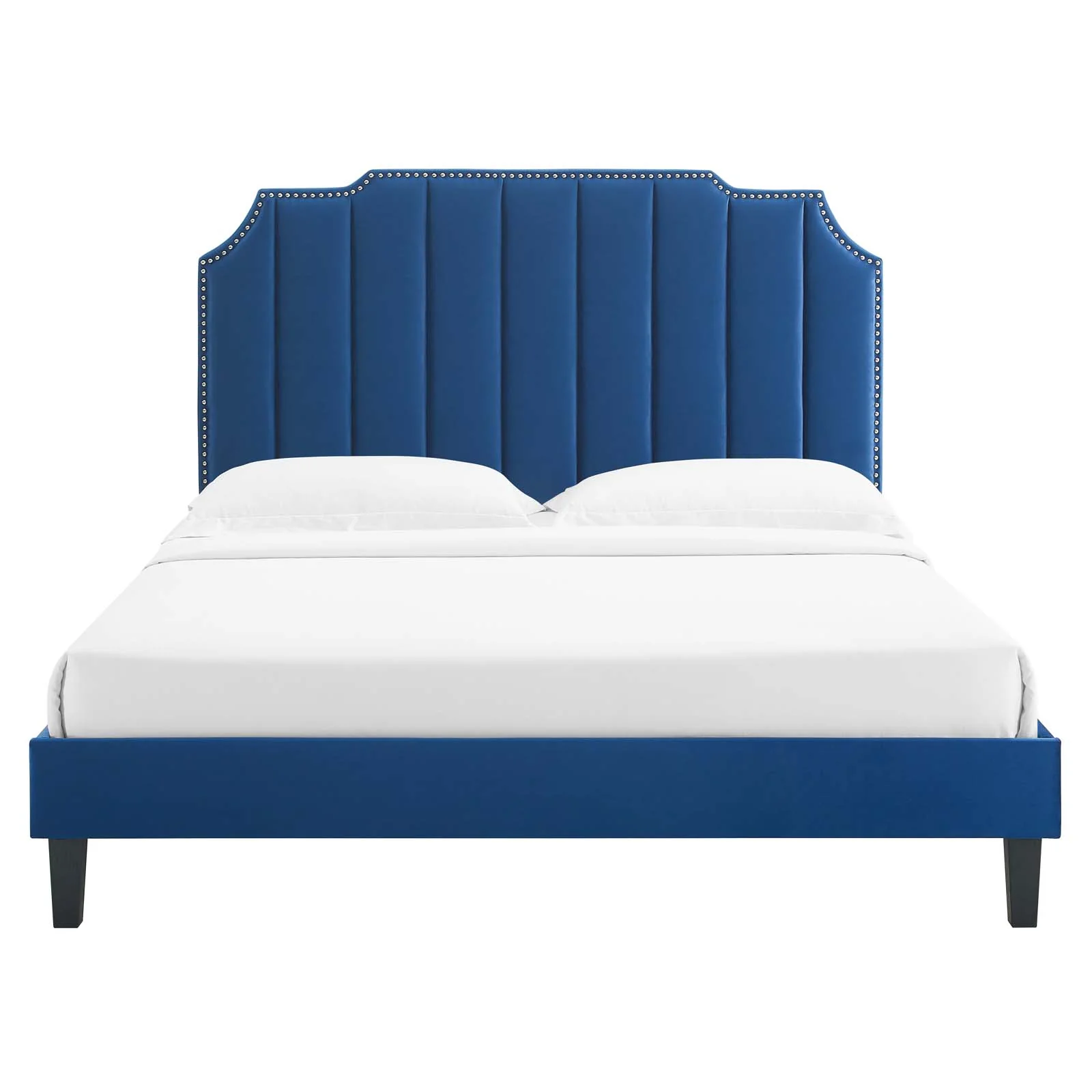 Colette Queen Performance Velvet Platform Bed By Modway - MOD-6585 - Image 76