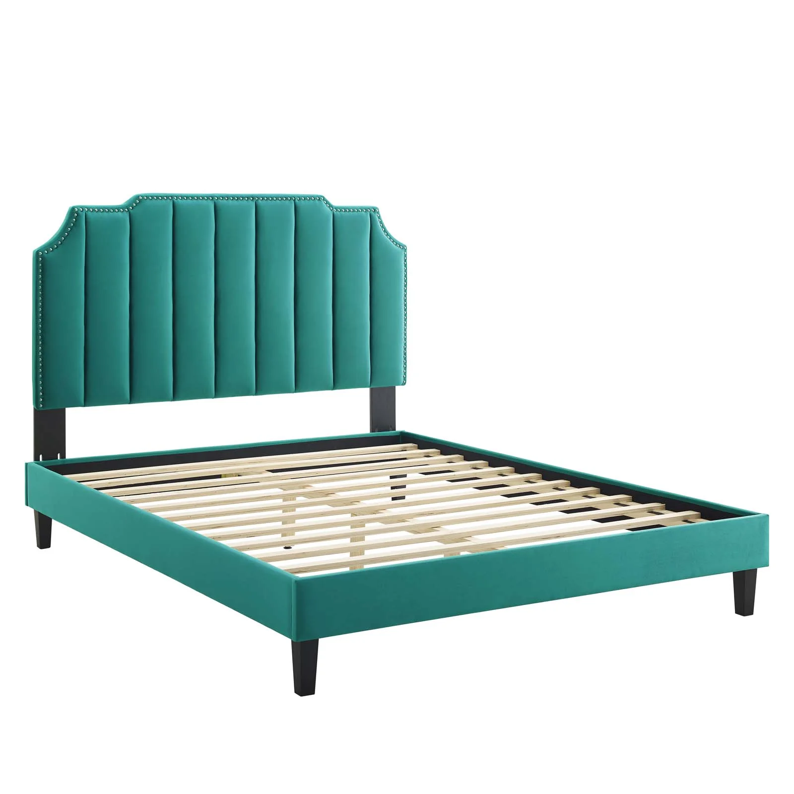 Colette Twin Performance Velvet Platform Bed By Modway - MOD-6884 - Image 106