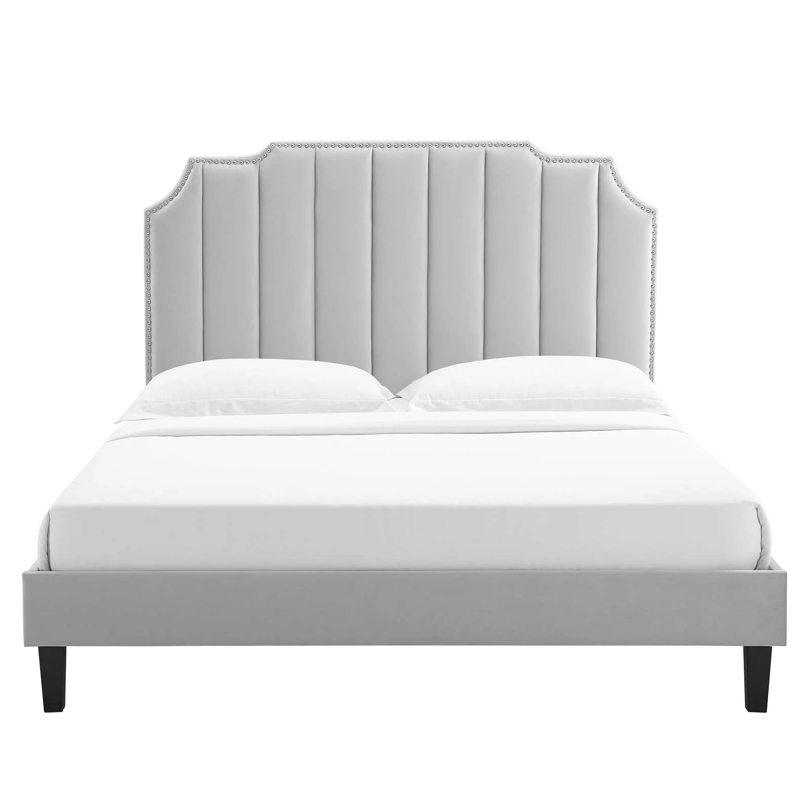 Colette Twin Performance Velvet Platform Bed By Modway - MOD-6884 - Image 44
