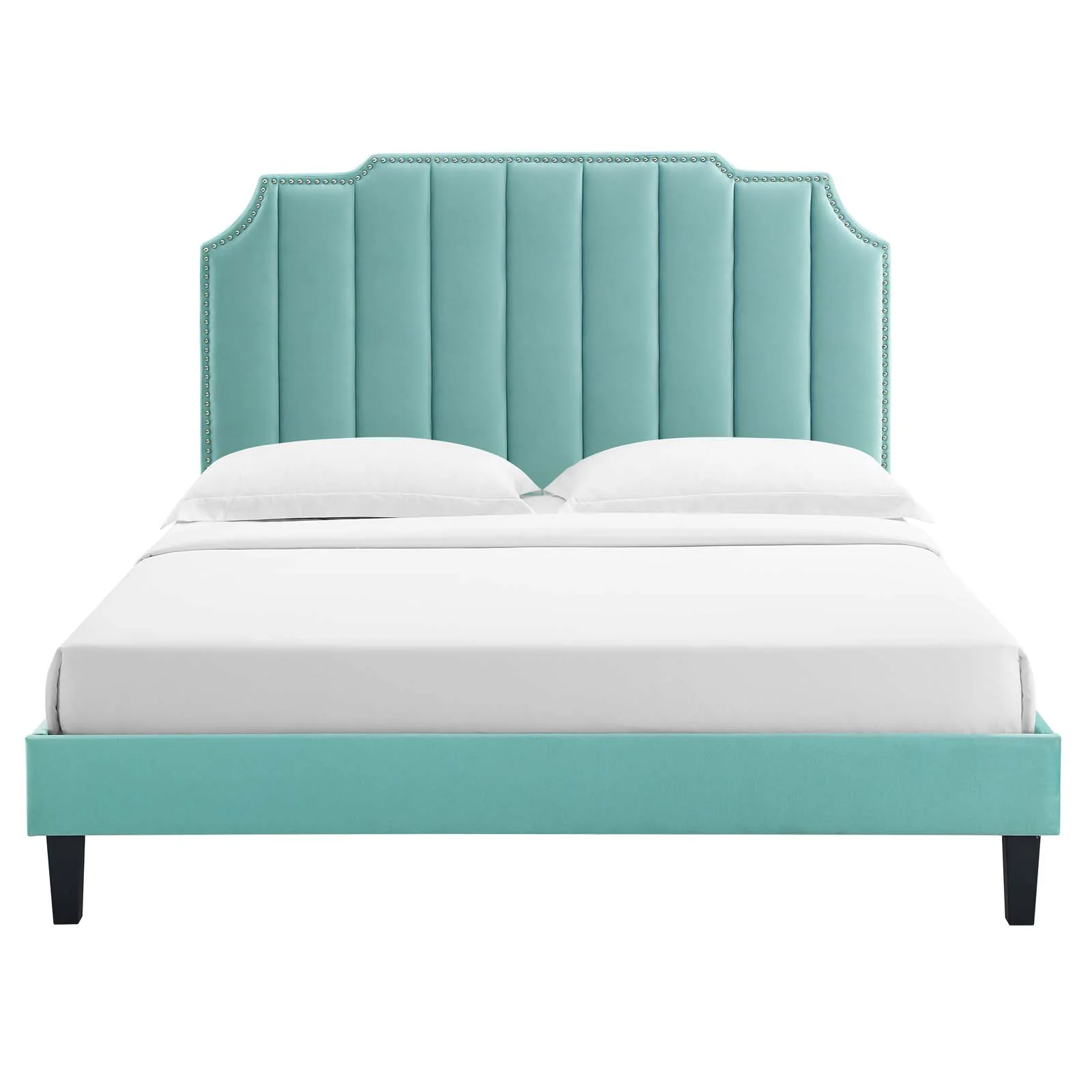 Colette Twin Performance Velvet Platform Bed By Modway - MOD-6884 - Image 60