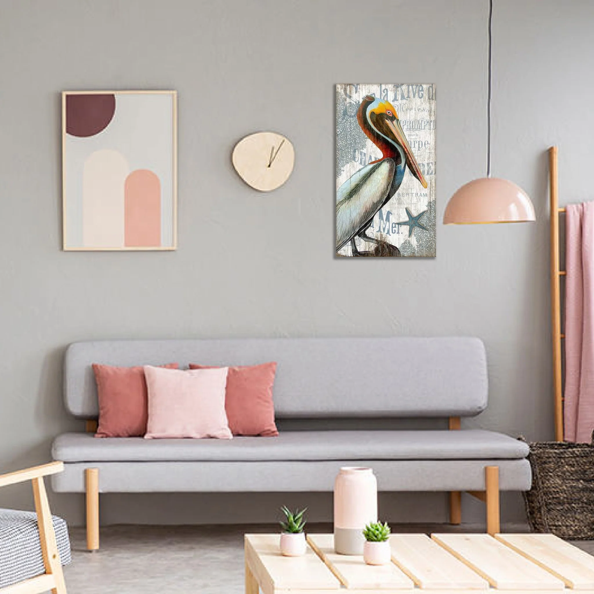 Colorful Pelican XL Wall Décor By Homeroots - Image 2