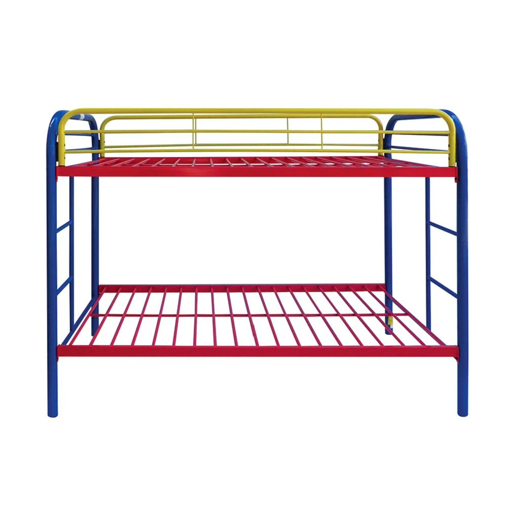 Colorful Twin Over Twin Bunk Bed By Homeroots - Image 5