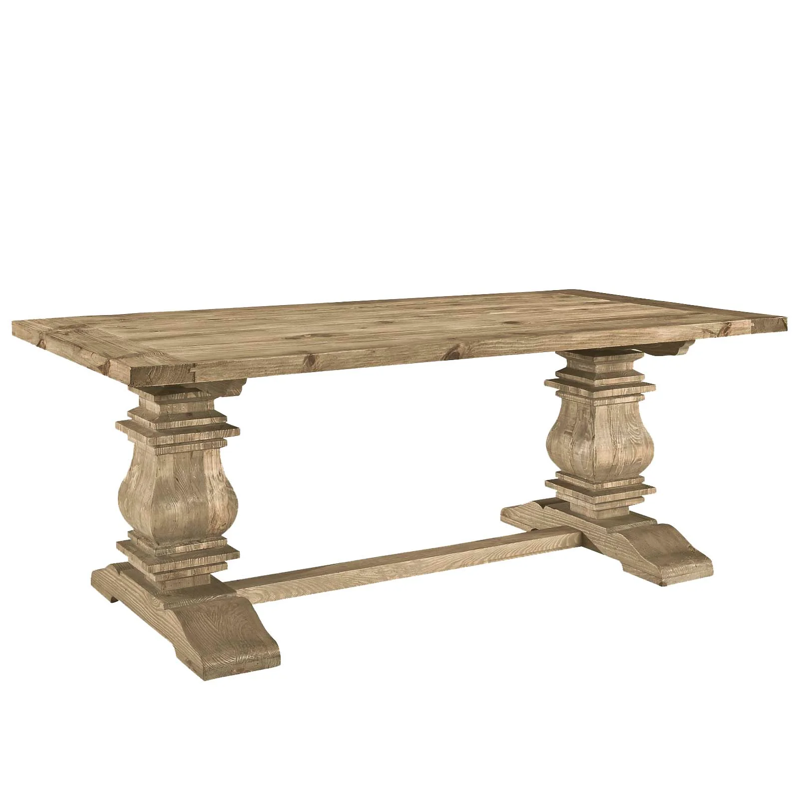 Column Rectangle Wood Dining Table By Modway - EEI-1199 - Image 2