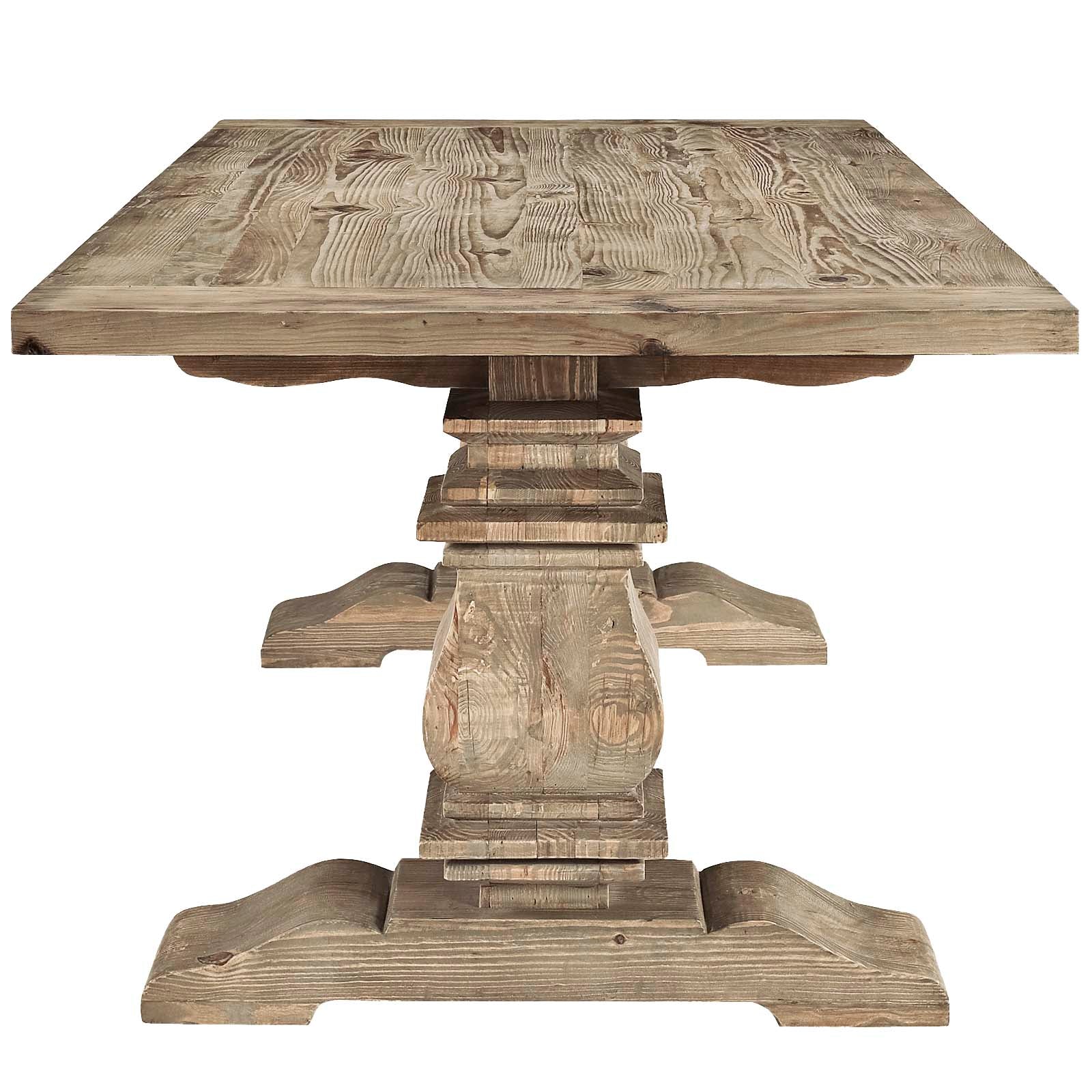 Column Rectangle Wood Dining Table By Modway - EEI-1199 - Image 4