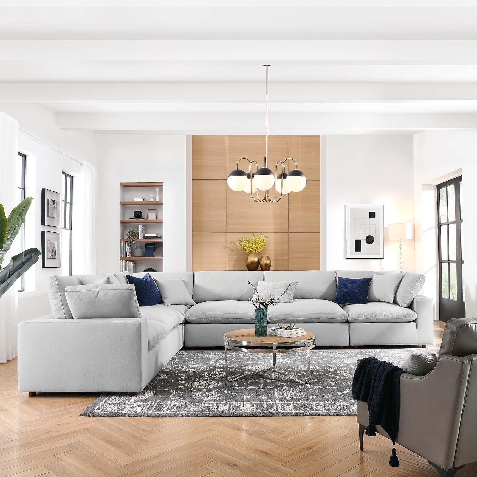 Commix Down Filled Overstuffed 6 Piece Sectional Sofa Set By Modway - EEI-3361 - Image 15