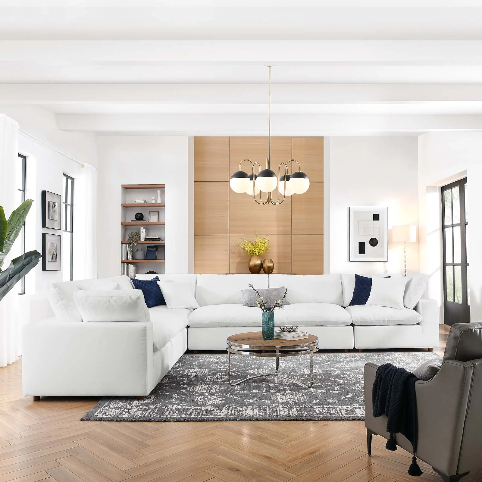 Commix Down Filled Overstuffed 6 Piece Sectional Sofa Set By Modway - EEI-3361 - Image 20