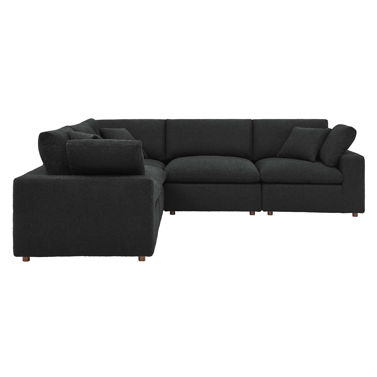 Commix Down Filled Overstuffed Boucle 5-Piece Sectional Sofa By Modway - EEI-6368 - Image 3