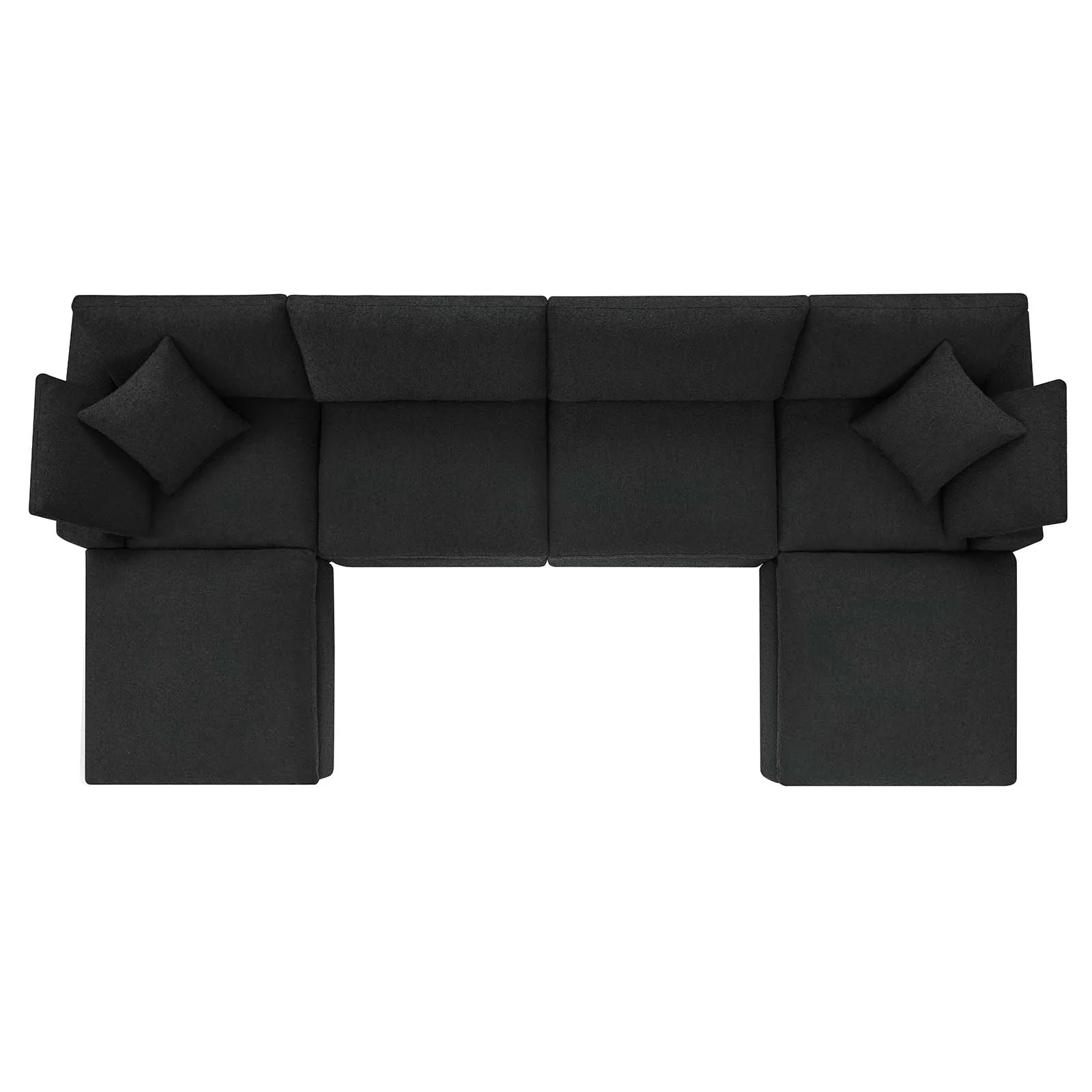 Commix Down Filled Overstuffed Boucle 6-Piece Sectional Sofa By Modway - EEI-6366 - Image 3