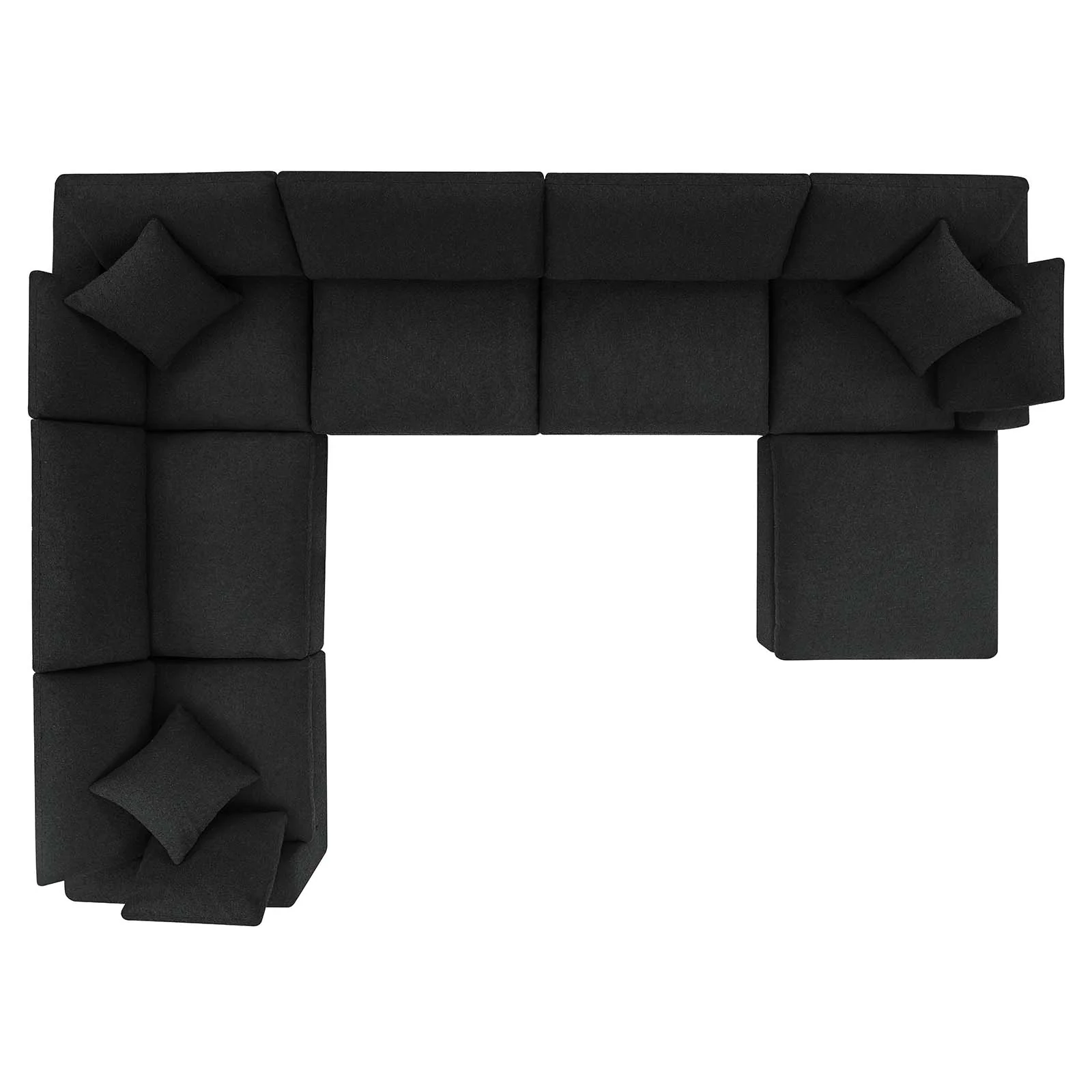Commix Down Filled Overstuffed Boucle 7-Piece Sectional Sofa By Modway - EEI-6370 - Image 3