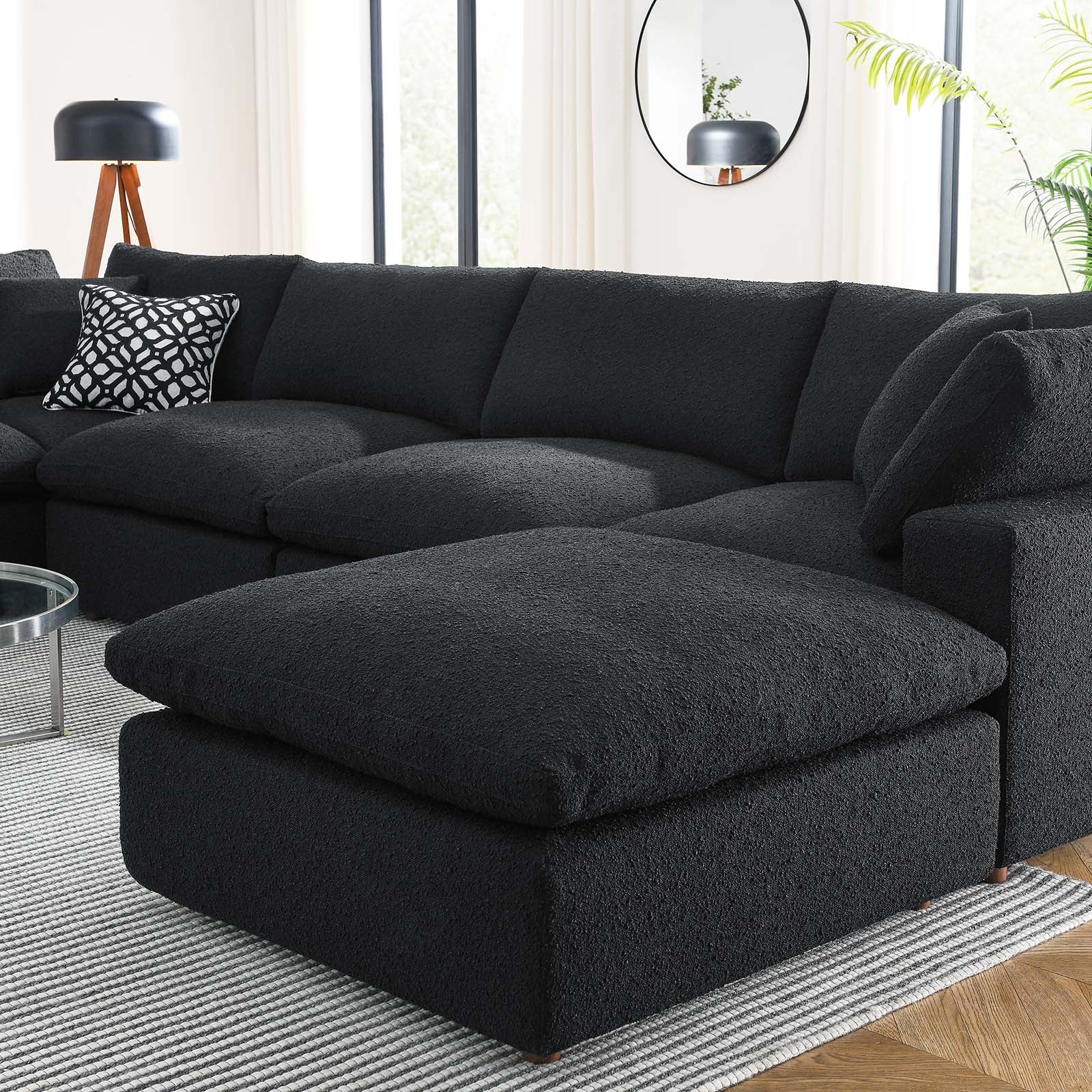 Commix Down Filled Overstuffed Boucle 7-Piece Sectional Sofa By Modway - EEI-6370 - Image 5