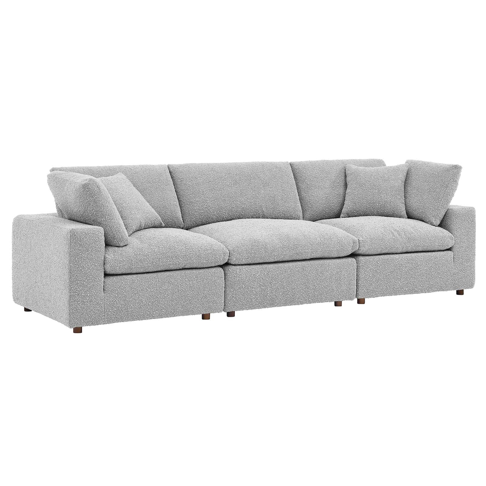Commix Down Filled Overstuffed Boucle Fabric 3-Seater Sofa By Modway - EEI-6362 - Image 11