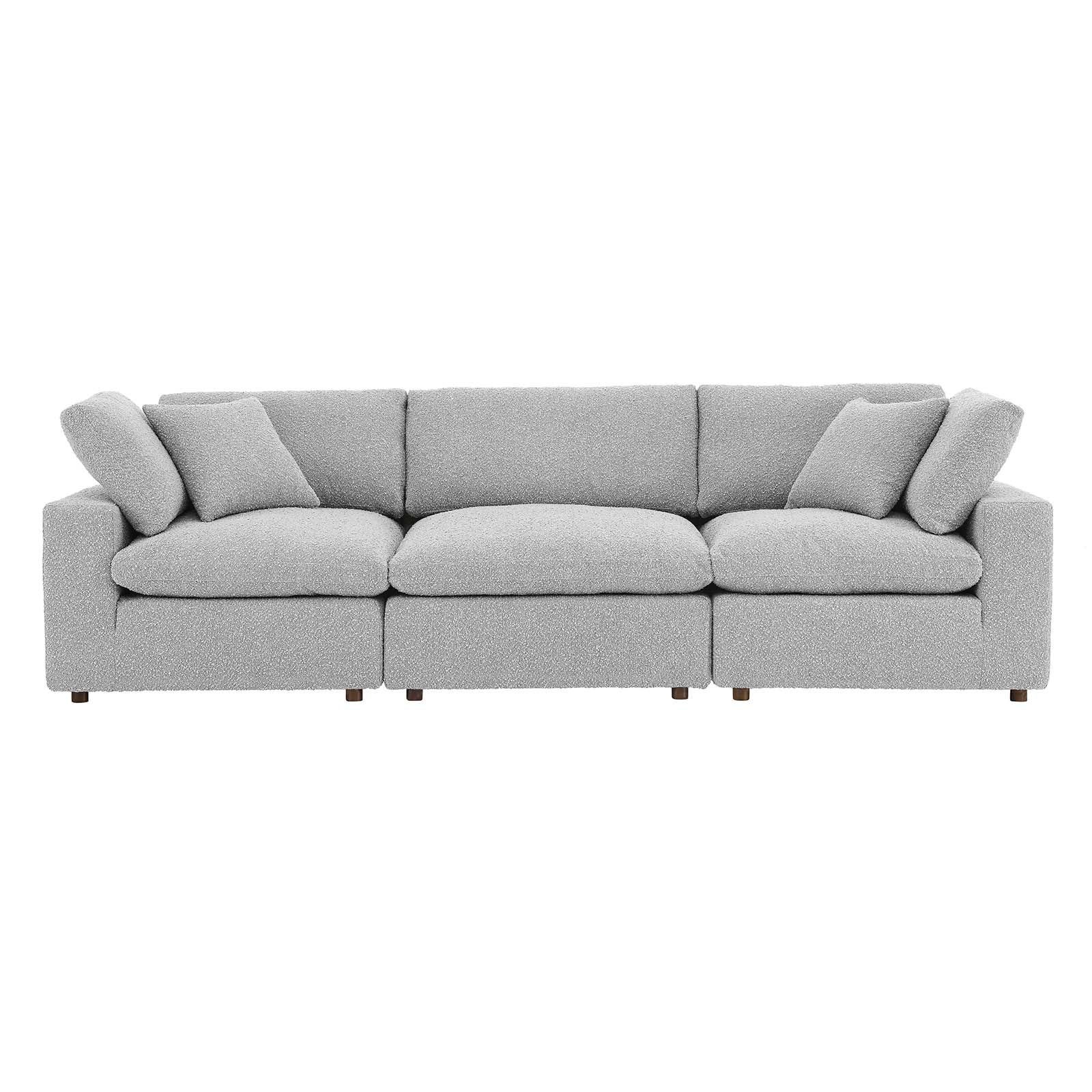 Commix Down Filled Overstuffed Boucle Fabric 3-Seater Sofa By Modway - EEI-6362 - Image 12