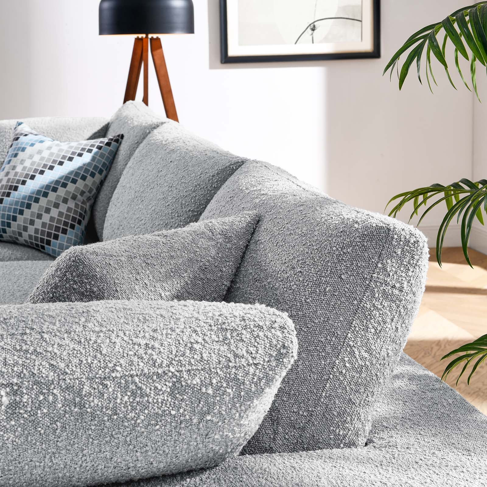 Commix Down Filled Overstuffed Boucle Fabric 3-Seater Sofa By Modway - EEI-6362 - Image 14
