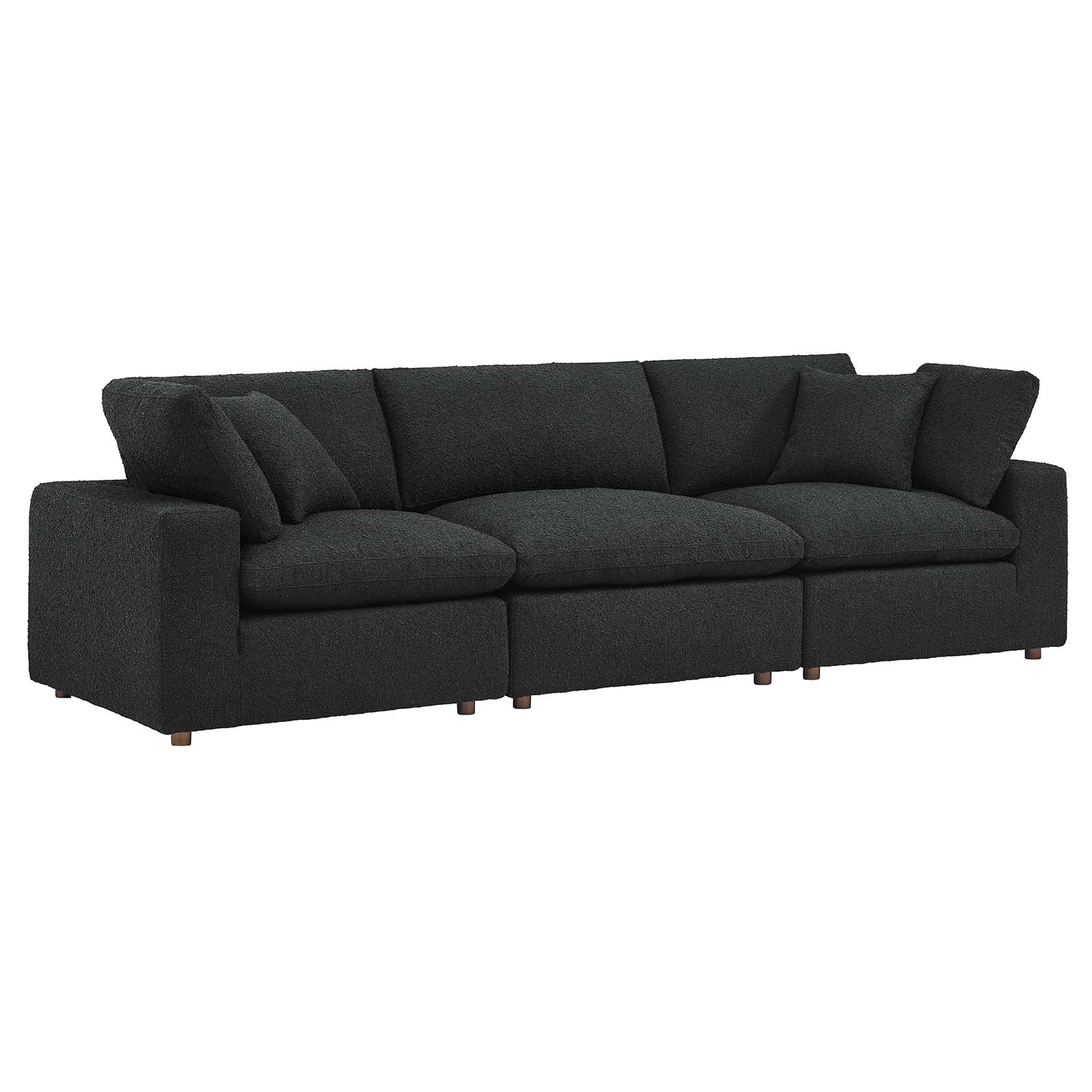 Commix Down Filled Overstuffed Boucle Fabric 3-Seater Sofa By Modway - EEI-6362 - Image 2